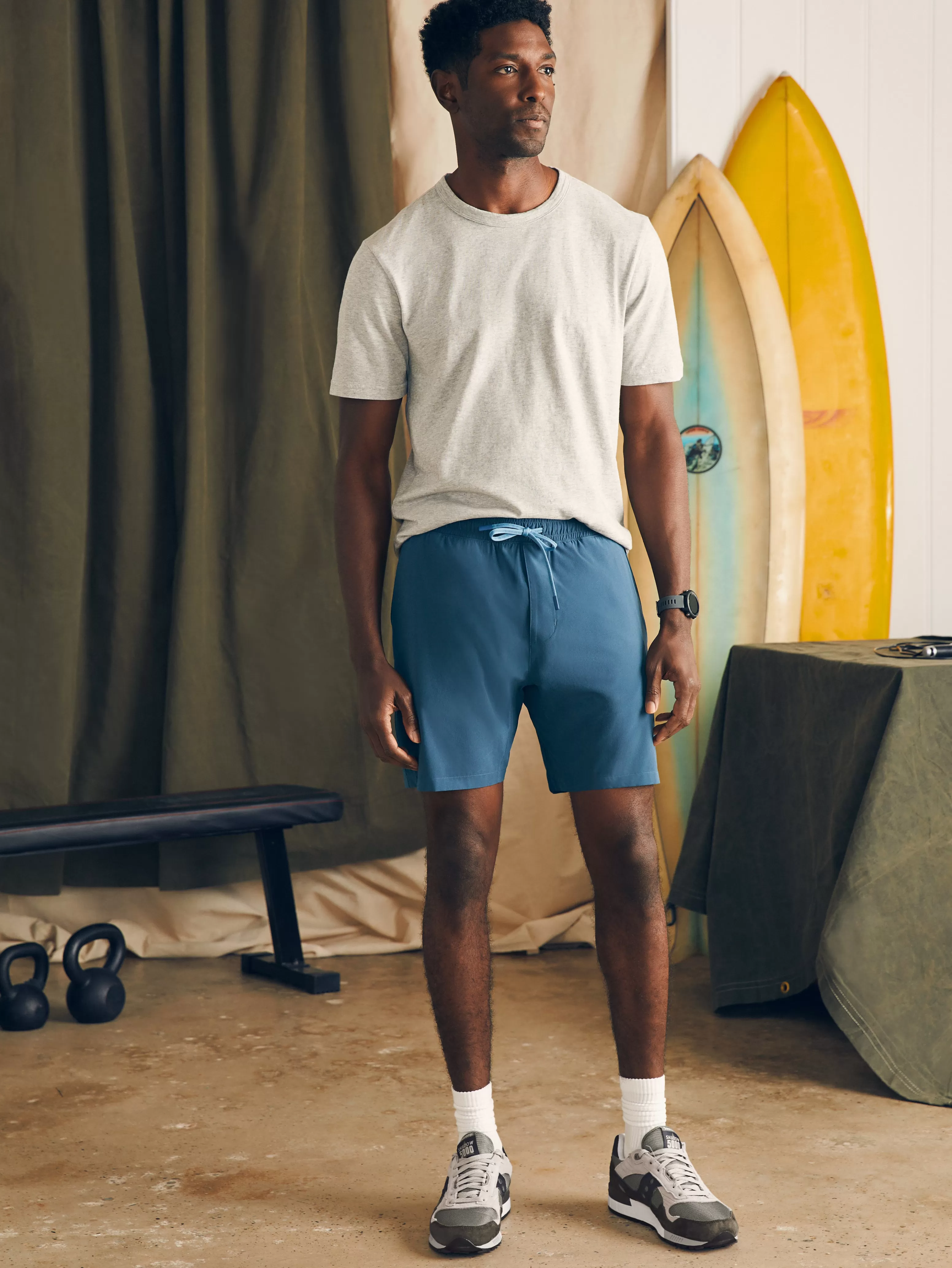 Shorelite Active Swim Short (7" Inseam) - | Faherty Brand Cheap