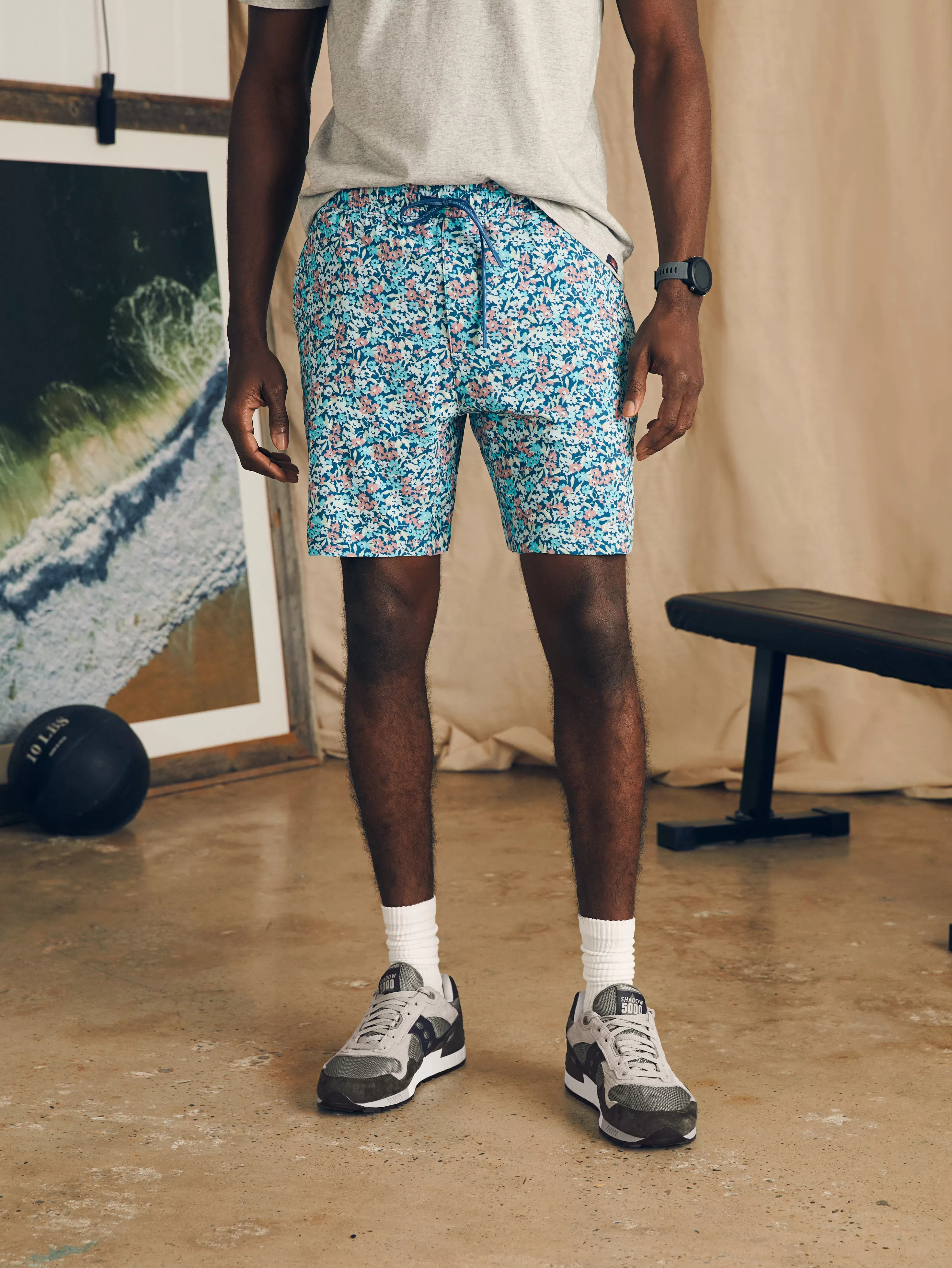 Shorelite Active Swim Short (7" Inseam) - | Faherty Brand Fashion