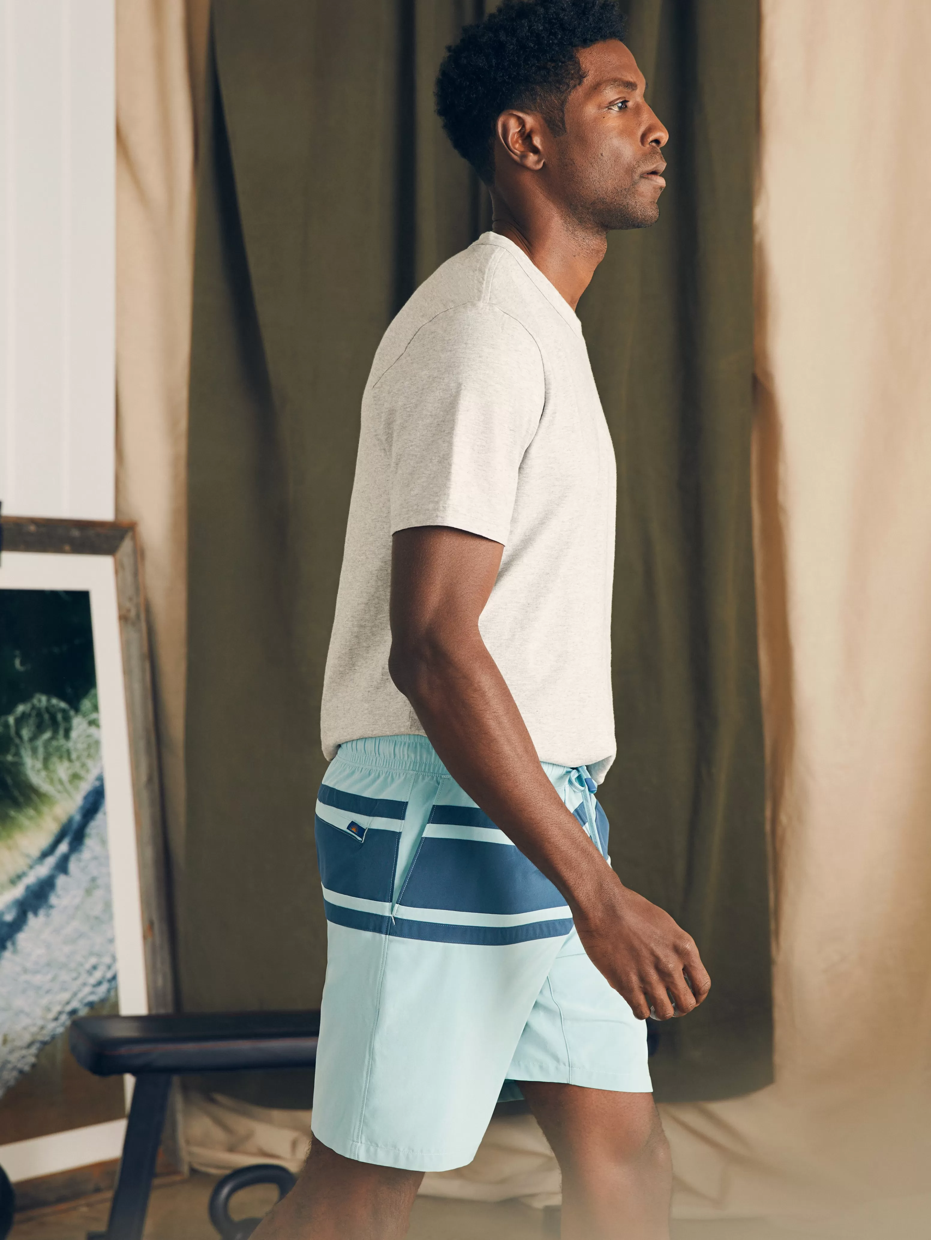 Shorelite Active Swim Short (7" Inseam) - | Faherty Brand Best