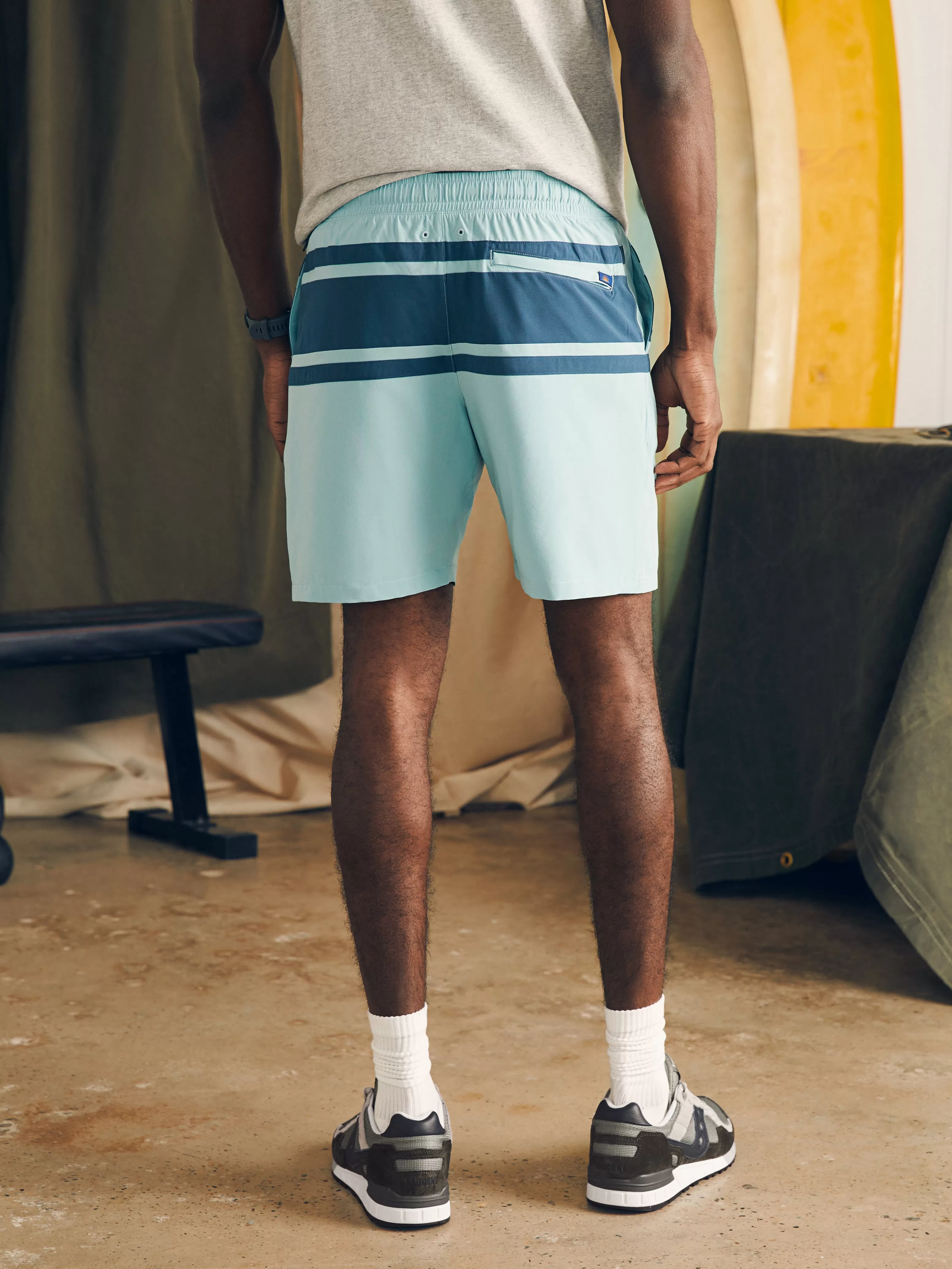 Shorelite Active Swim Short (7" Inseam) - | Faherty Brand Best