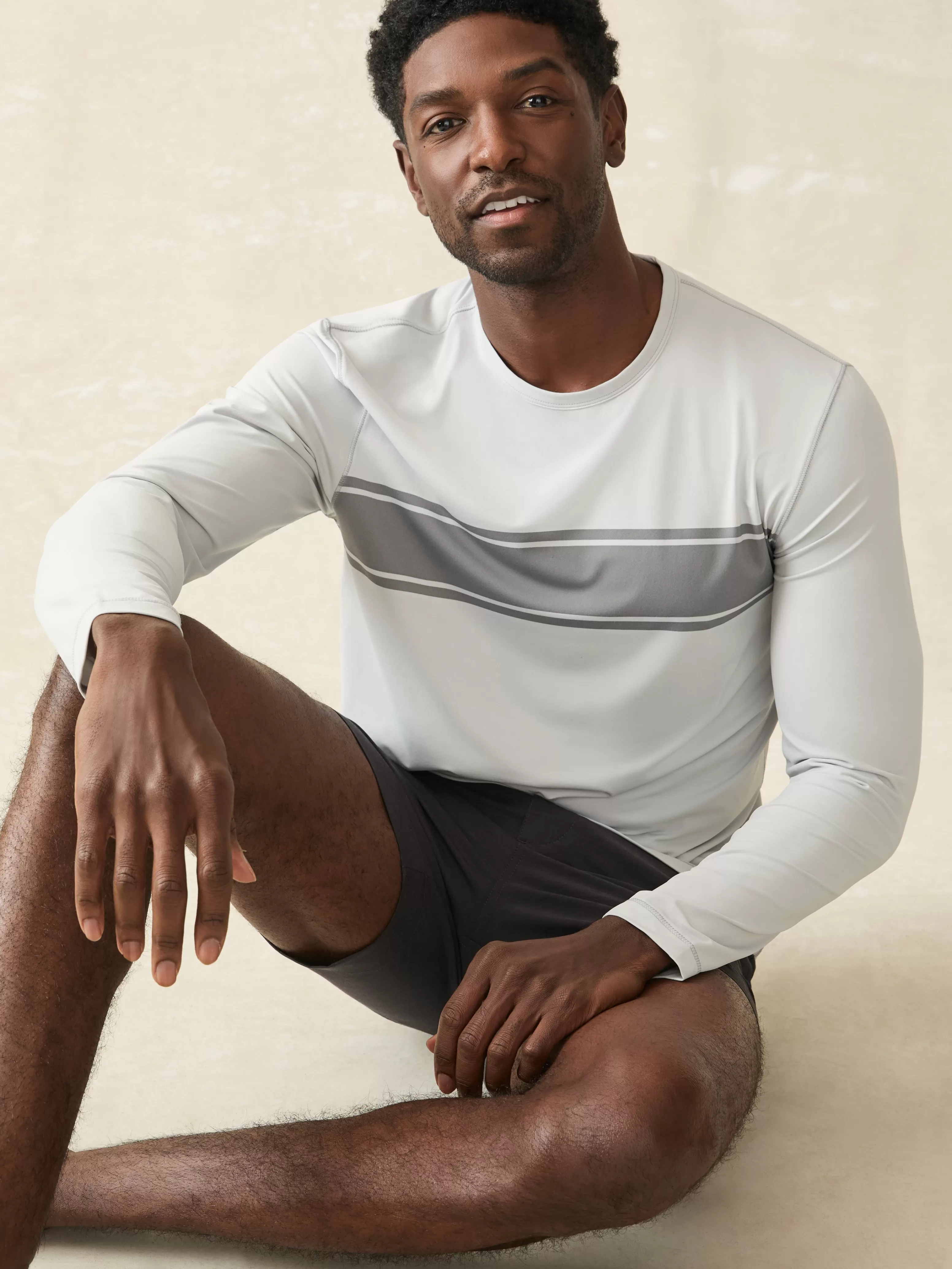 Shorelite Long-Sleeve Tech Tee - | Faherty Brand New