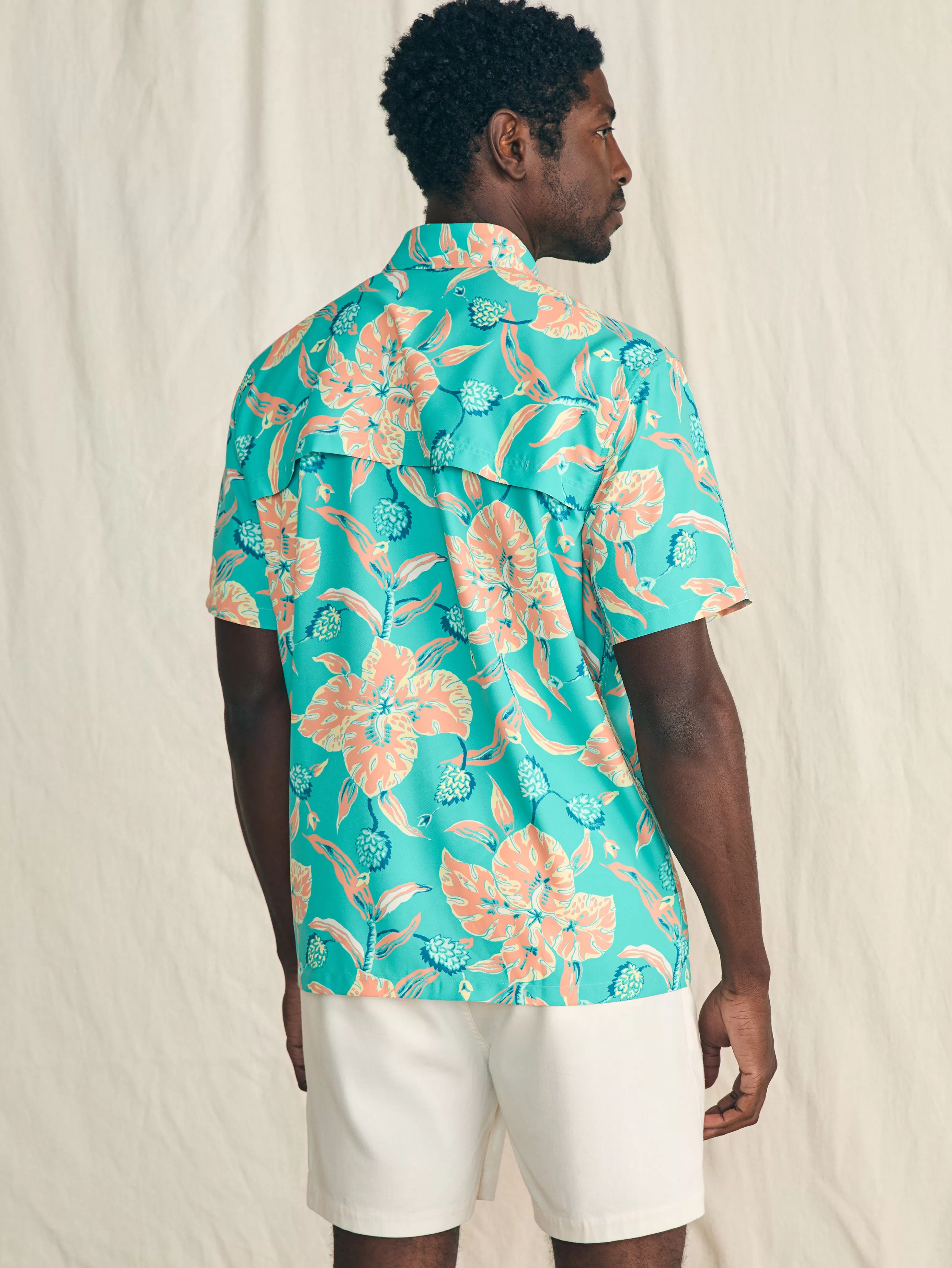 Shorelite Short-Sleeve Tech Shirt - | Faherty Brand Hot