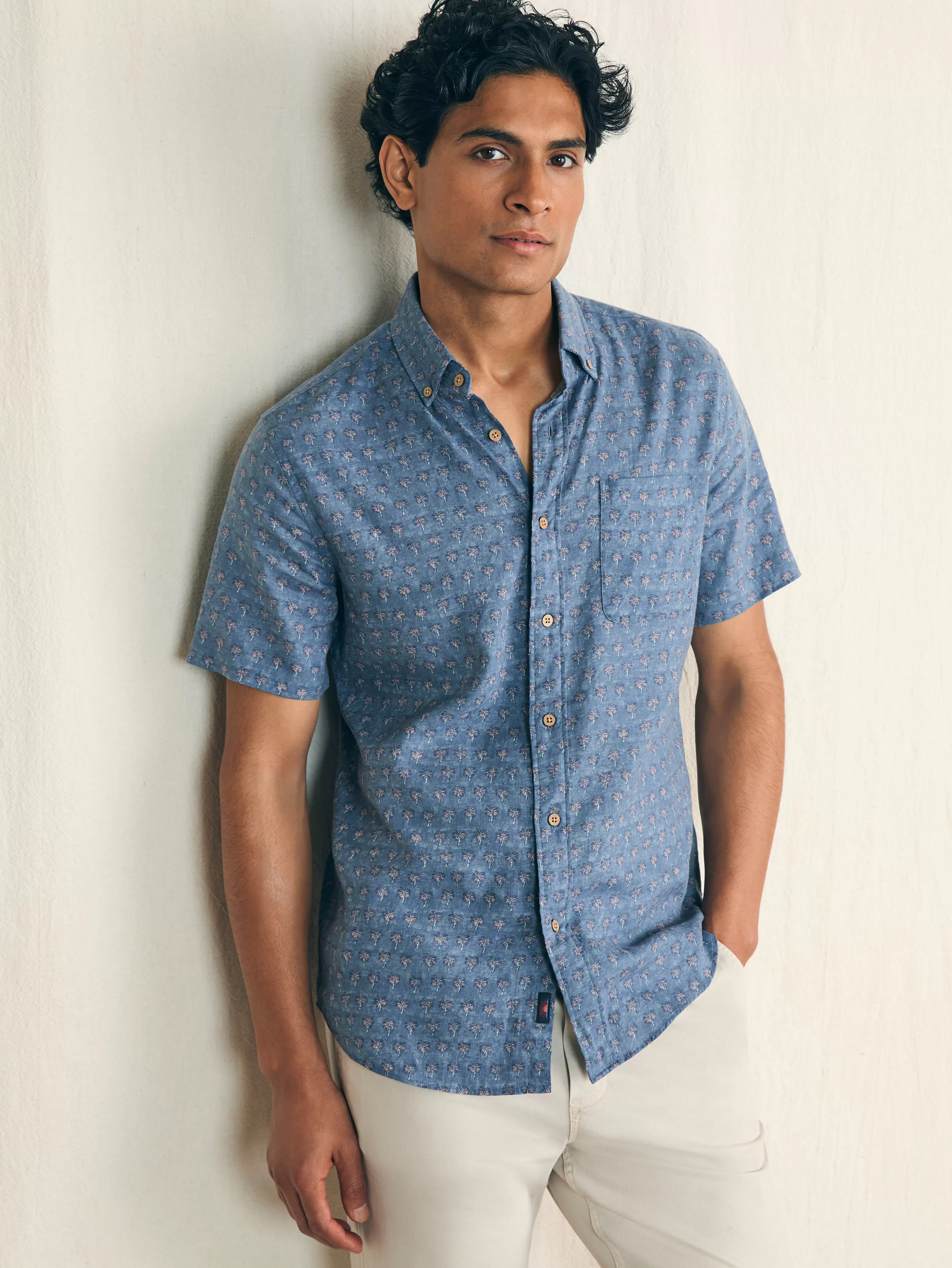 Short-Sleeve Breeze Shirt - | Faherty Brand Outlet