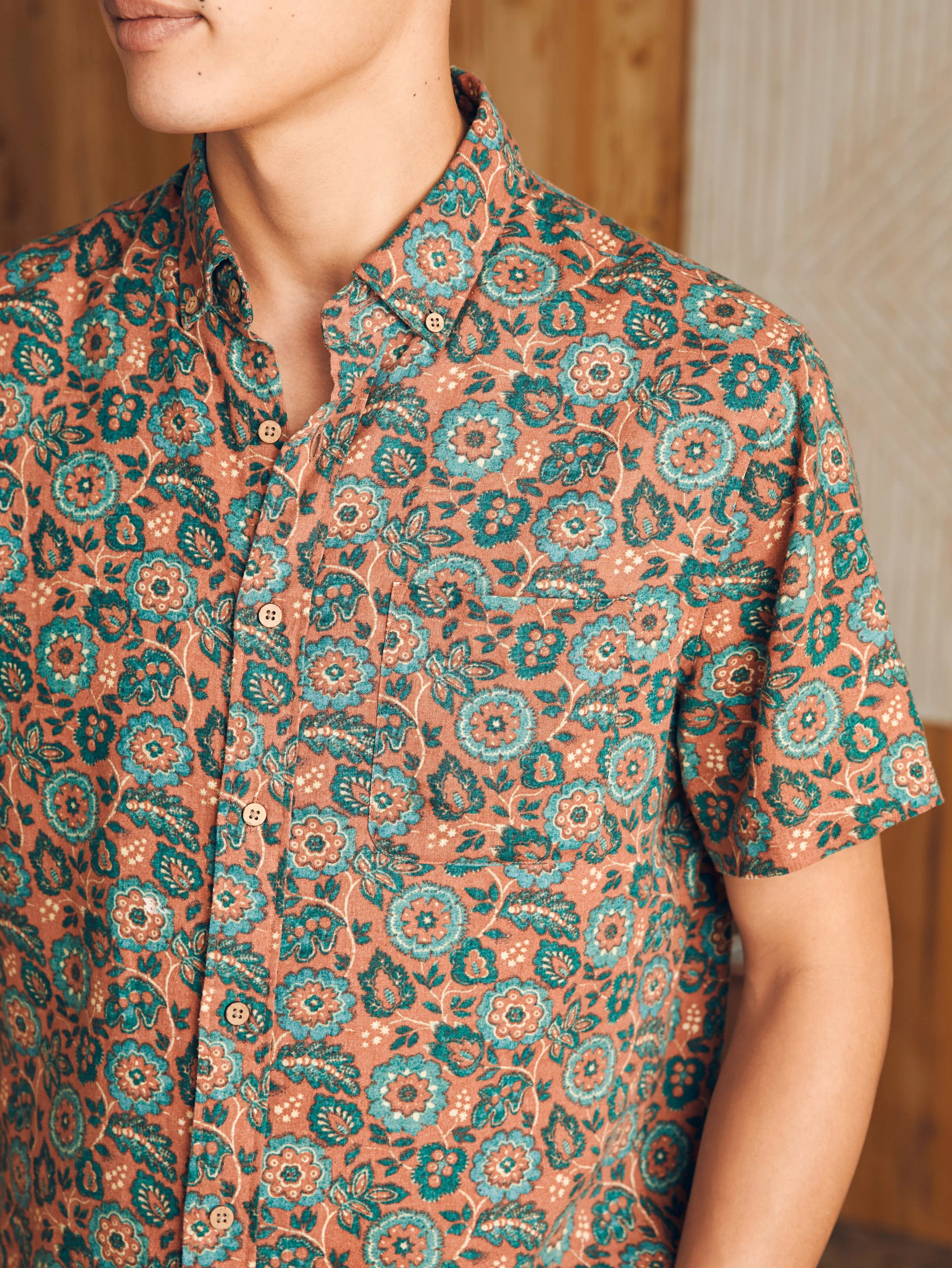 Short-Sleeve Breeze Shirt - | Faherty Brand Flash Sale