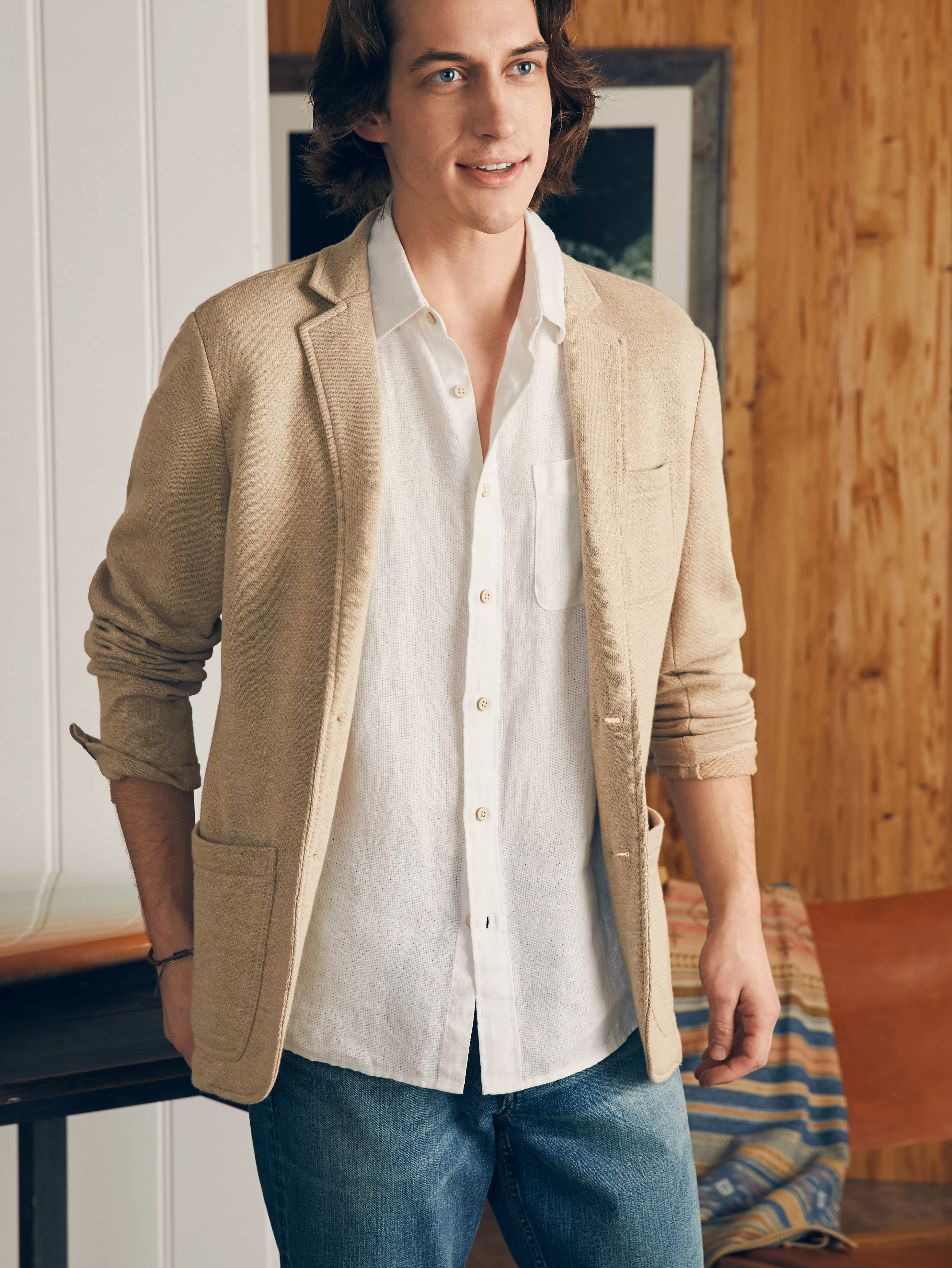 Short-Sleeve Palma Linen Shirt - | Faherty Brand Flash Sale