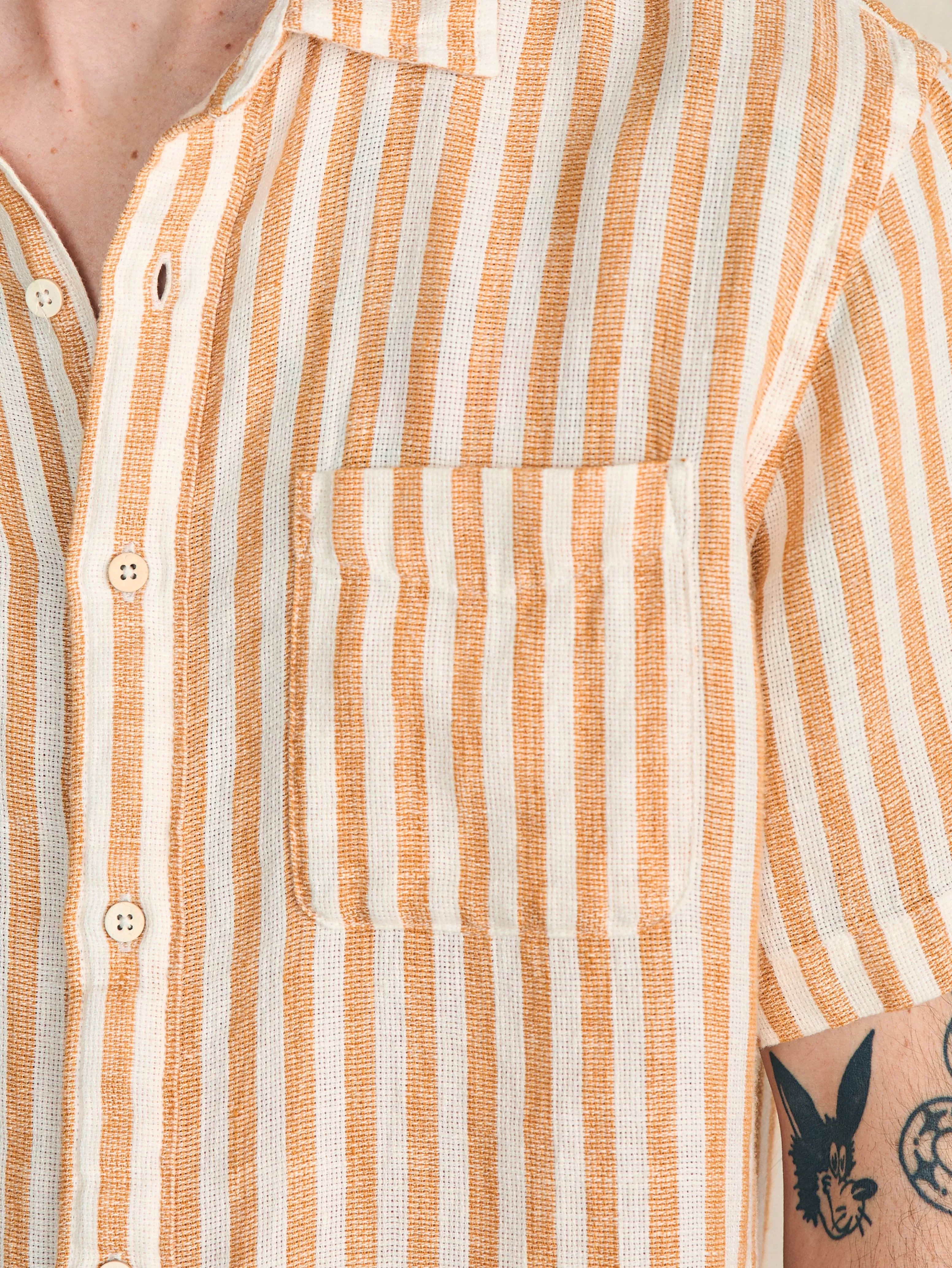 Short-Sleeve Palma Linen Shirt - | Faherty Brand Best Sale