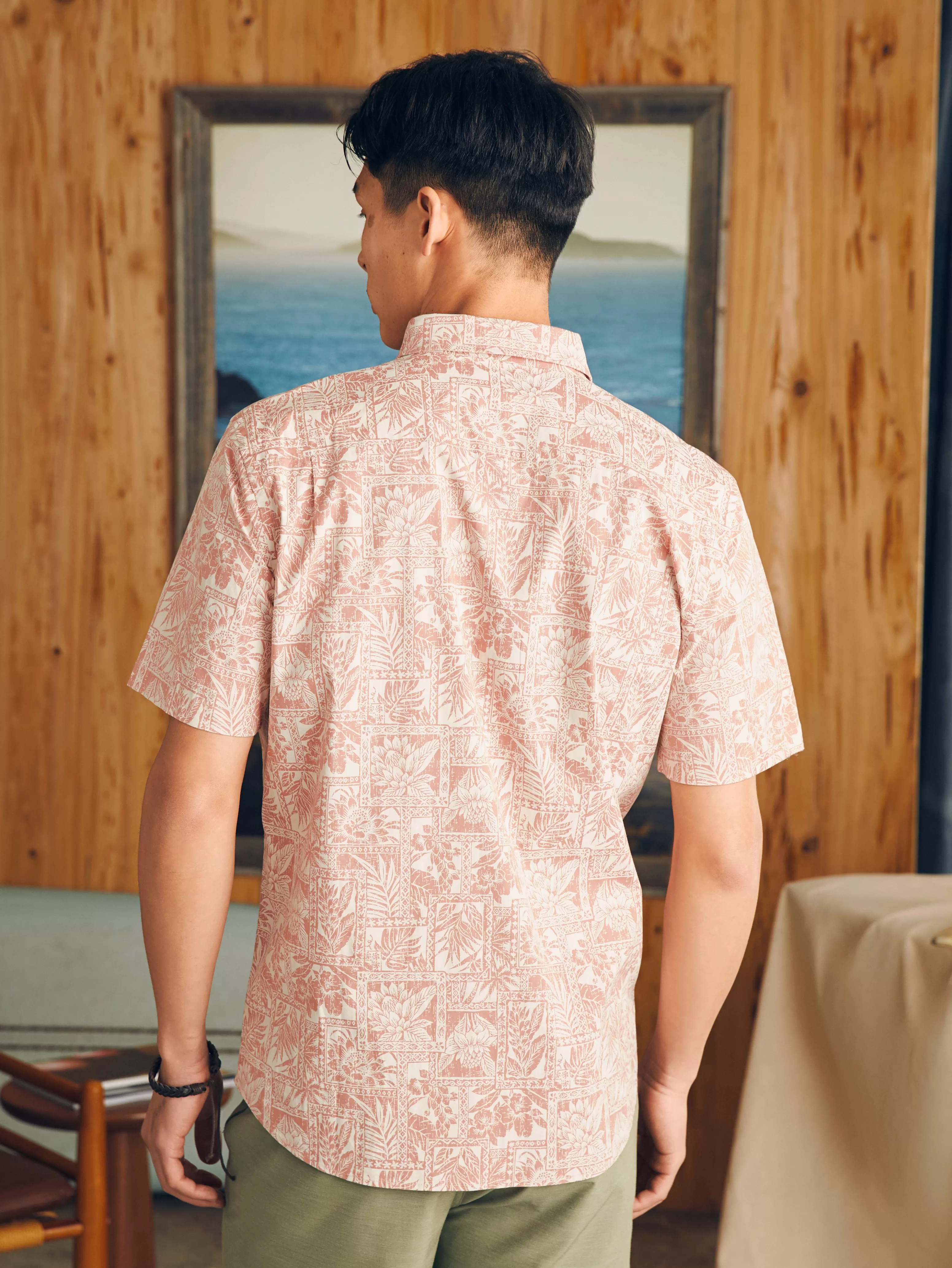 Short-Sleeve Stretch Playa Shirt - | Faherty Brand Fashion