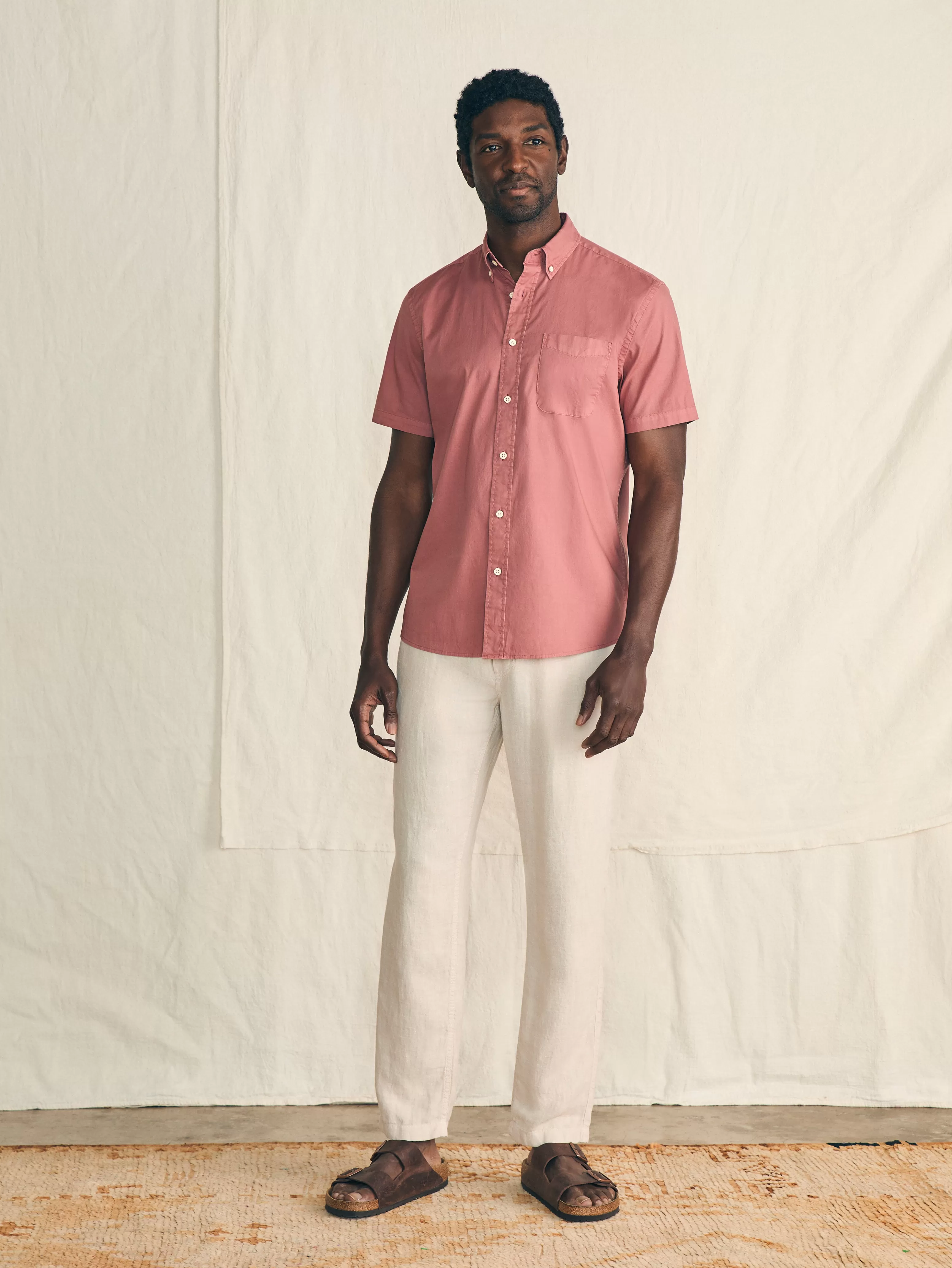 Short-Sleeve Stretch Playa Shirt - | Faherty Brand Outlet