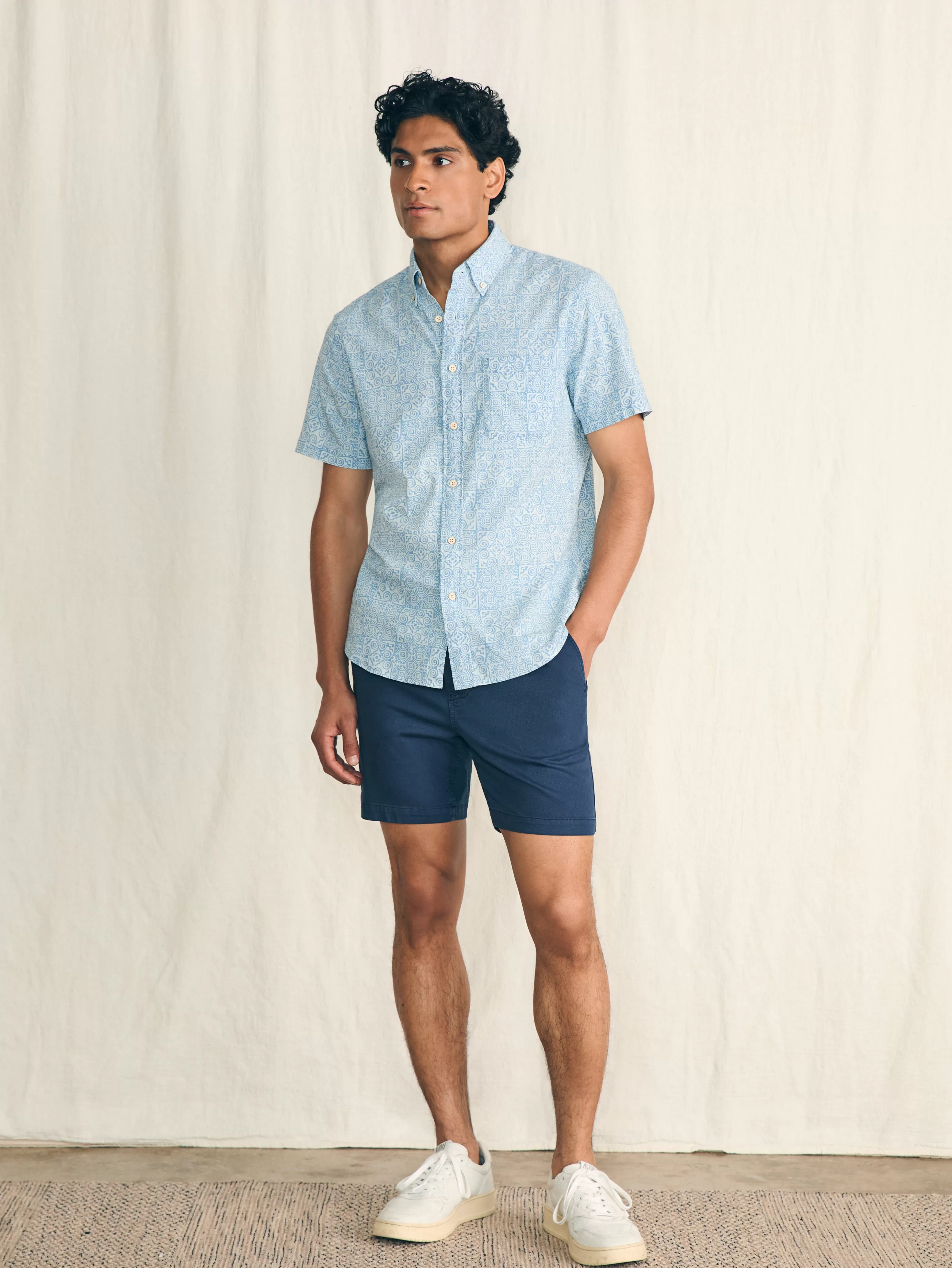 Short-Sleeve Stretch Playa Shirt - | Faherty Brand Cheap