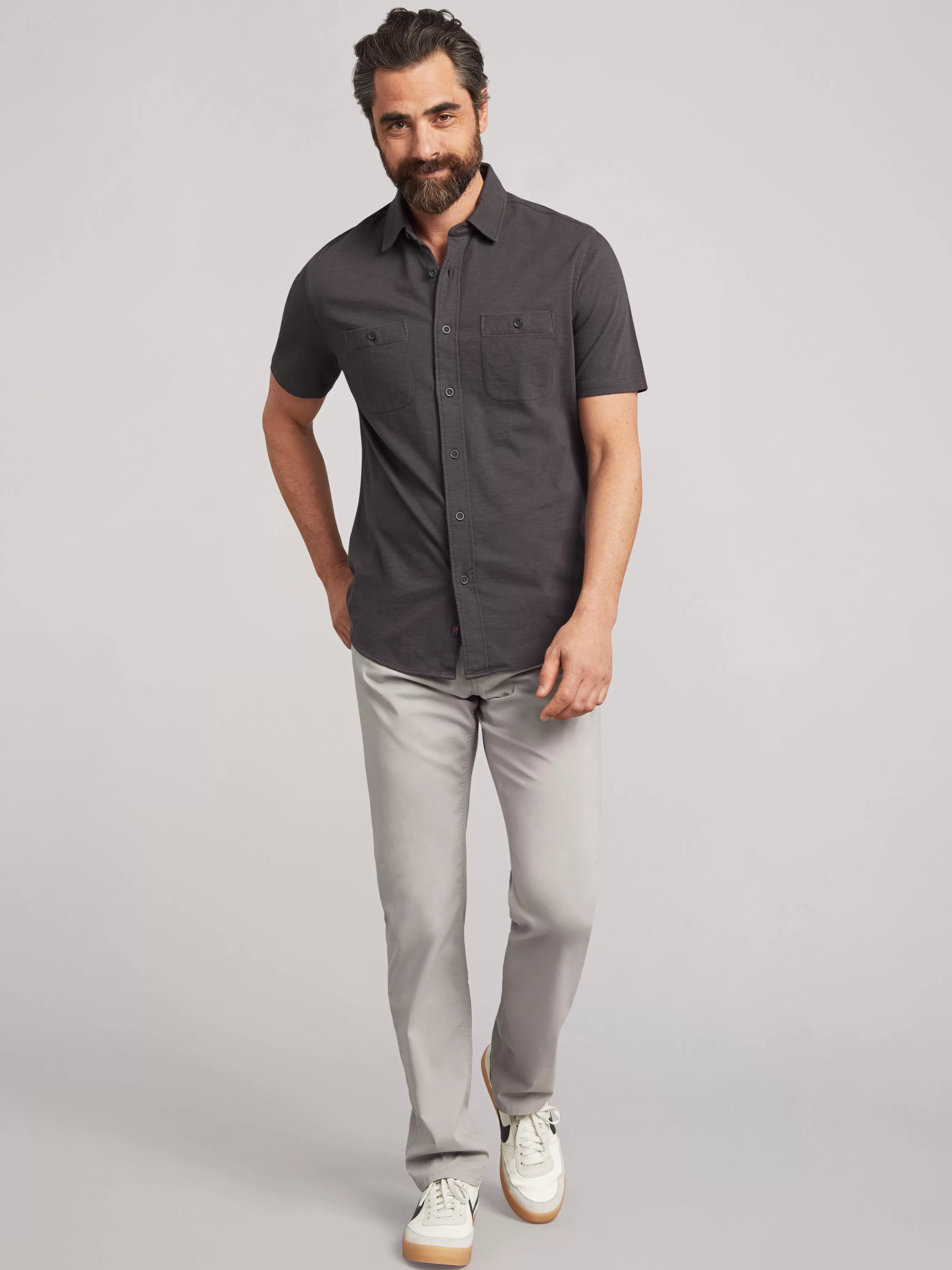 Short-Sleeve Sunwashed Knit Shirt - | Faherty Brand Cheap