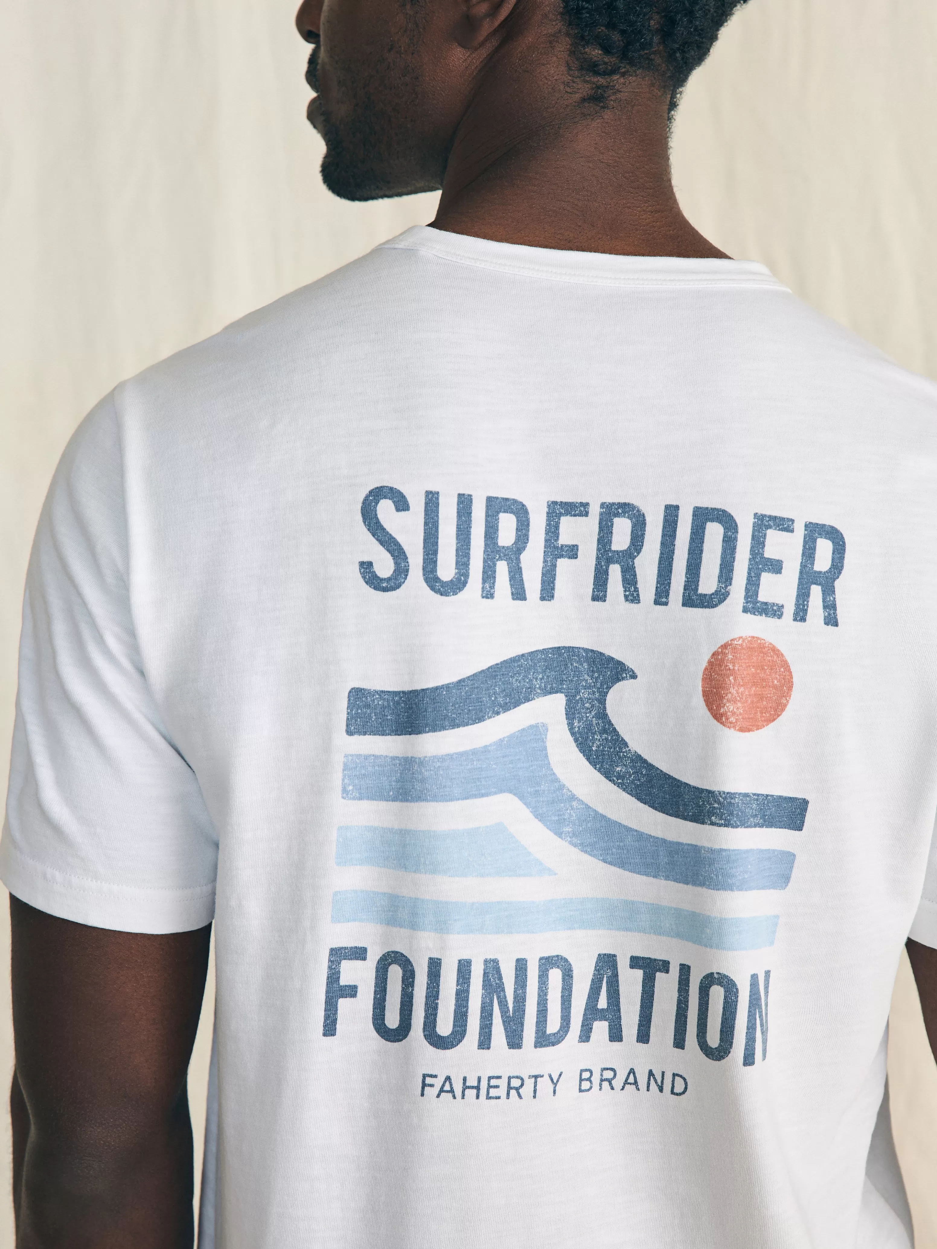 Short-Sleeve Surfrider Sunwashed Pocket Tee - | Faherty Brand Sale