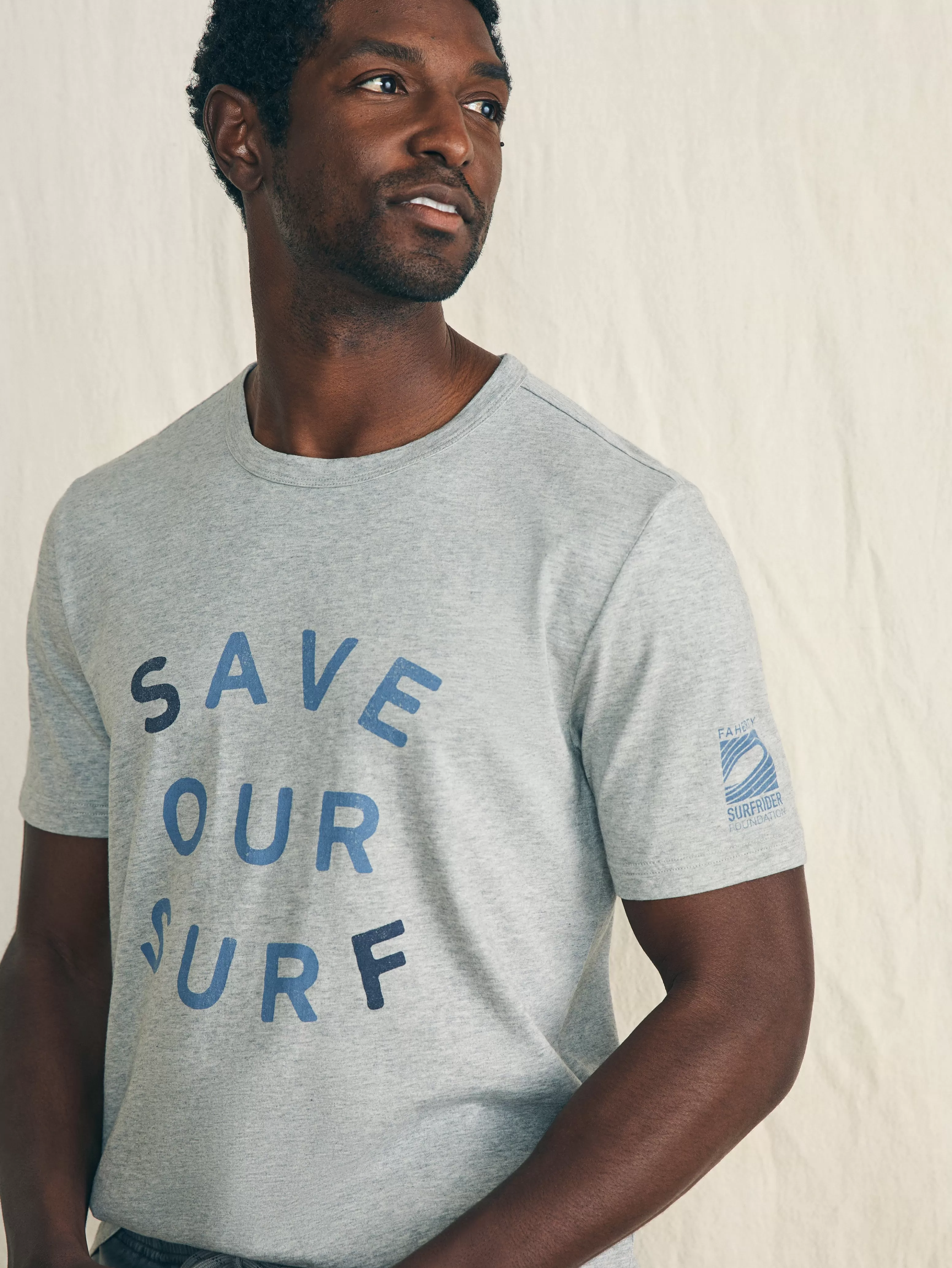 Short-Sleeve Surfrider Sunwashed Tee - | Faherty Brand Fashion