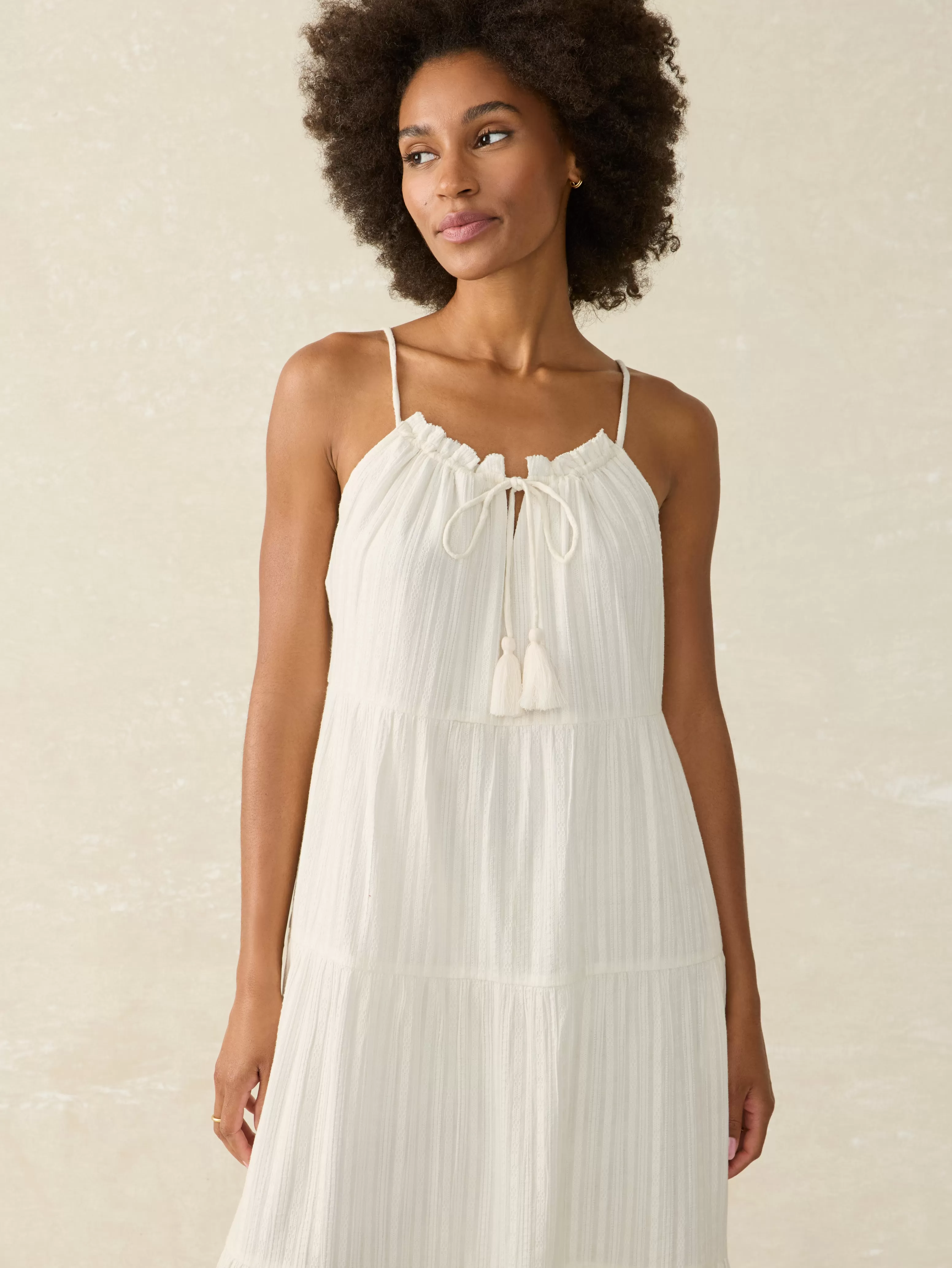 Silk Blend Sun Chaser Maxi Dress - | Faherty Brand Hot