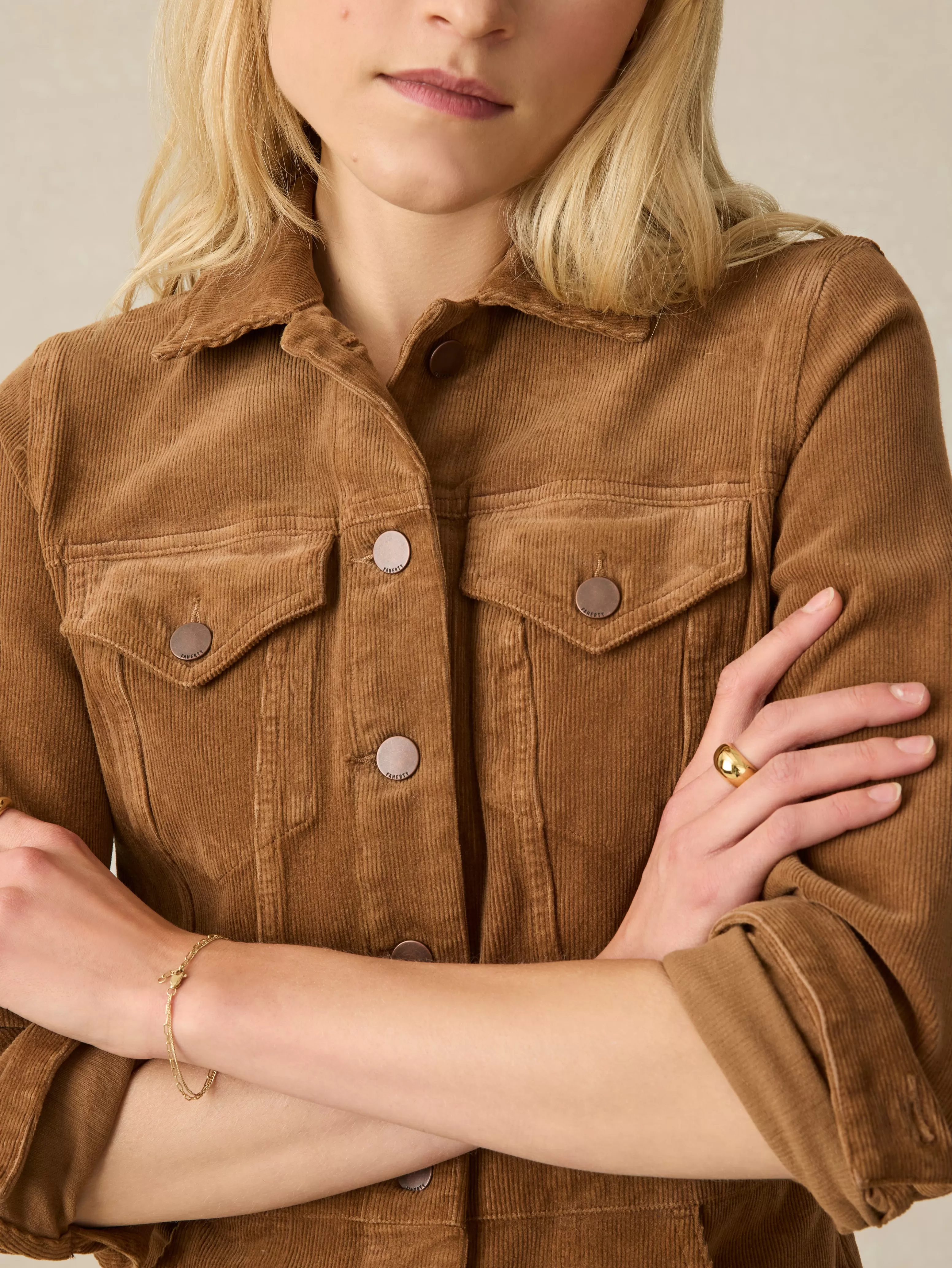 Softstretch Cord Michelle Dress - | Faherty Brand Hot