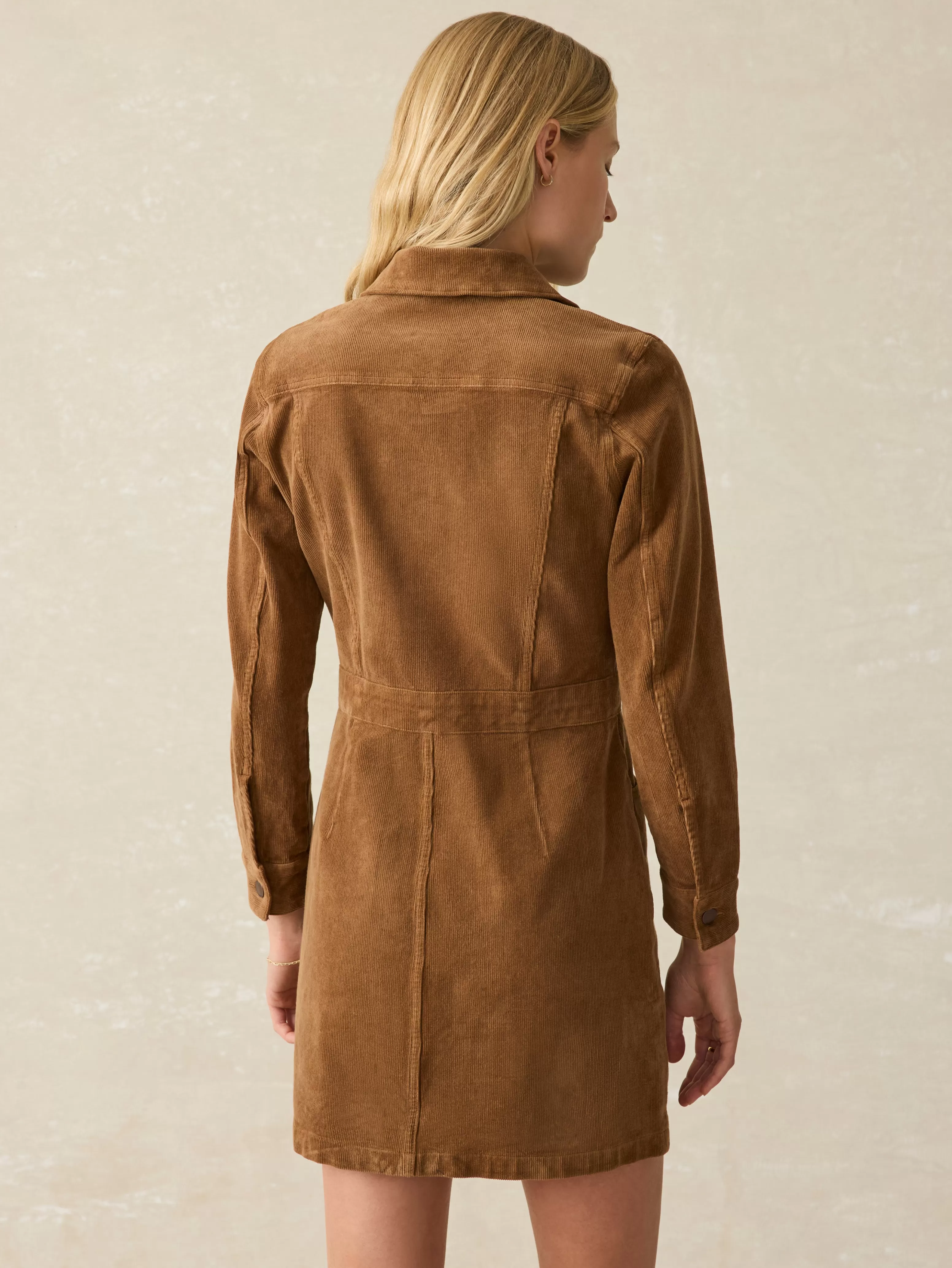 Softstretch Cord Michelle Dress - | Faherty Brand Hot