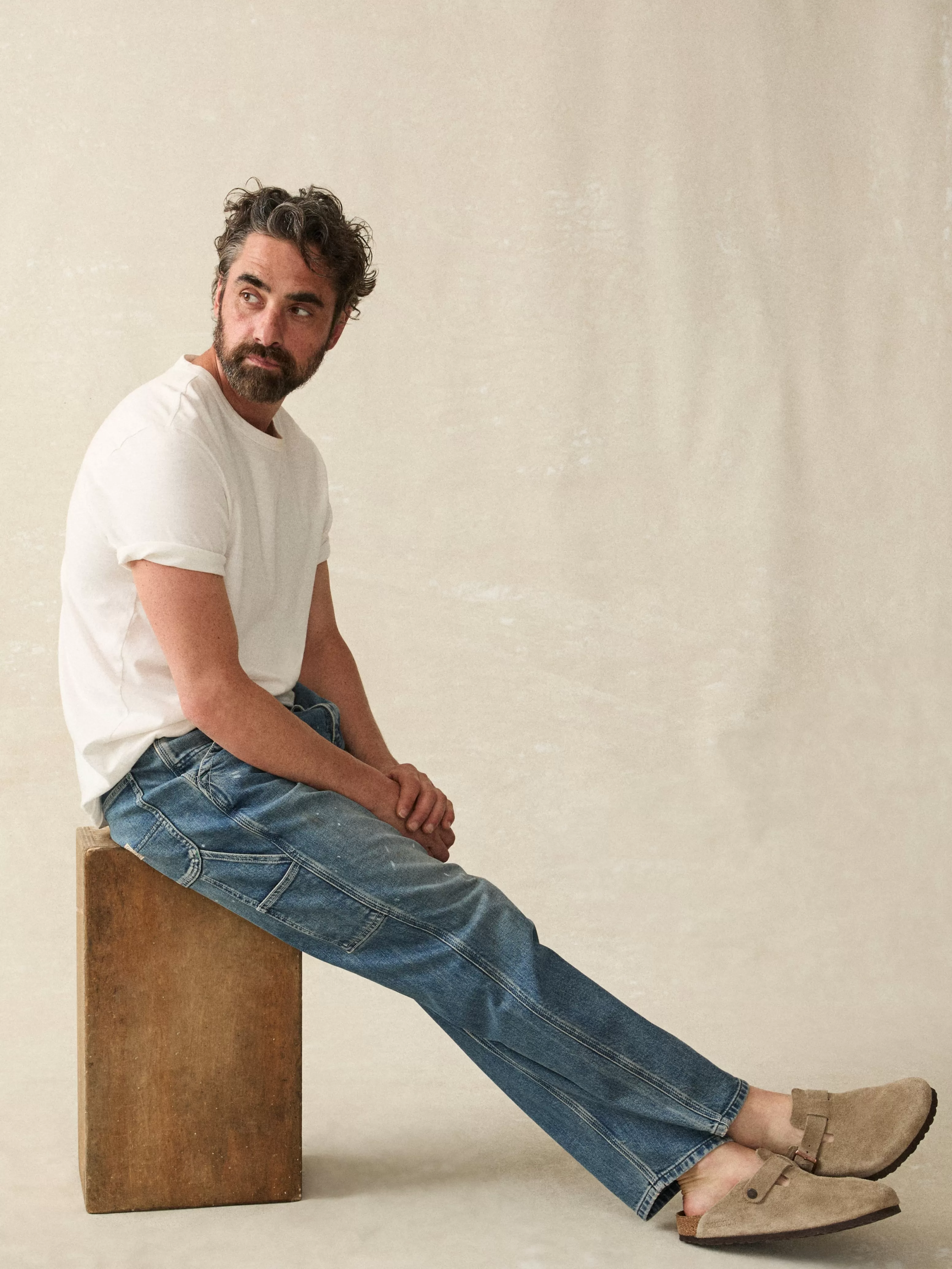 Steven Paul Judd Denim Carpenter Pant - | Faherty Brand Fashion