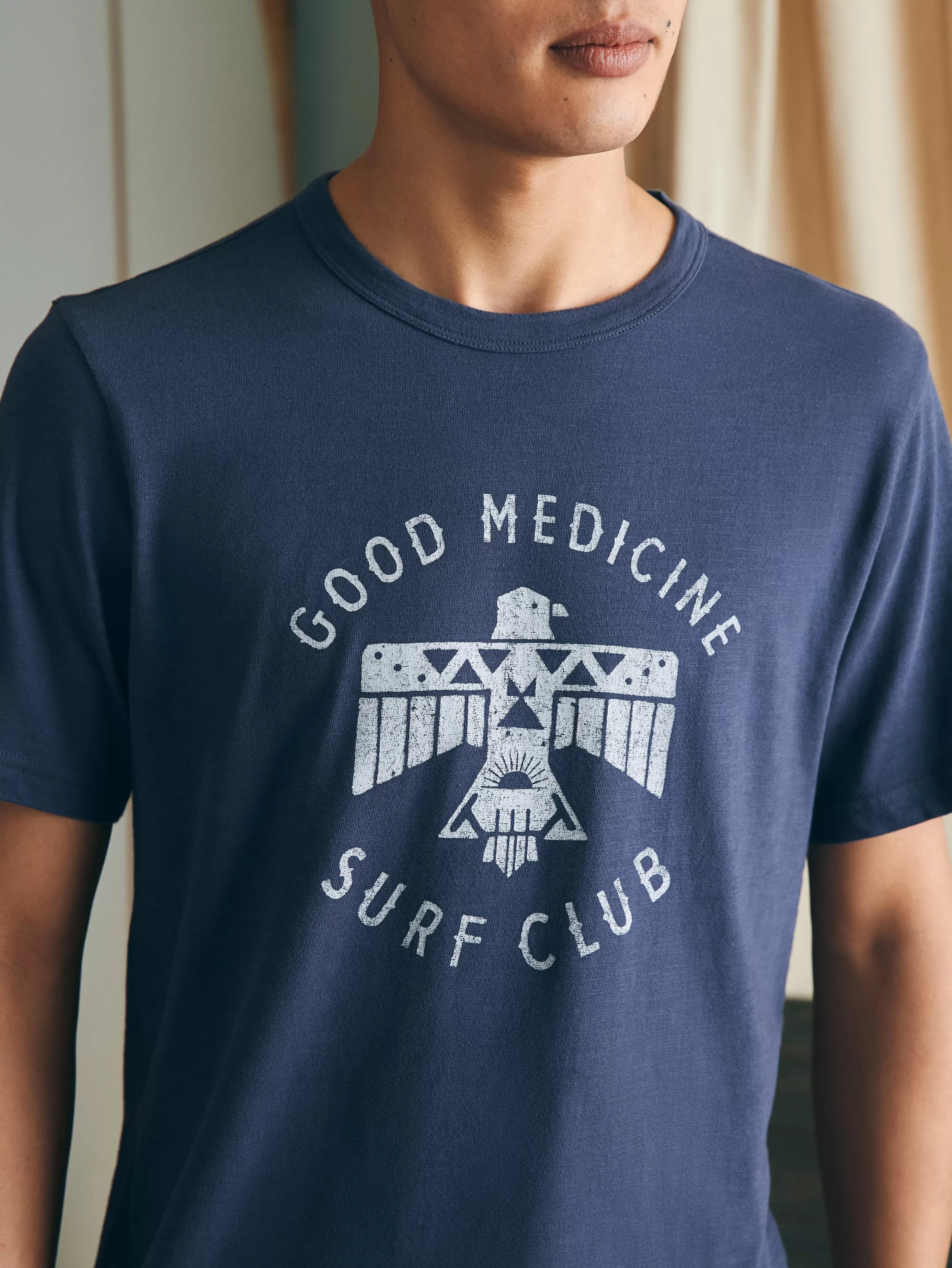 Steven Paul Judd Good Medicine Surf Club Tee - | Faherty Brand Cheap