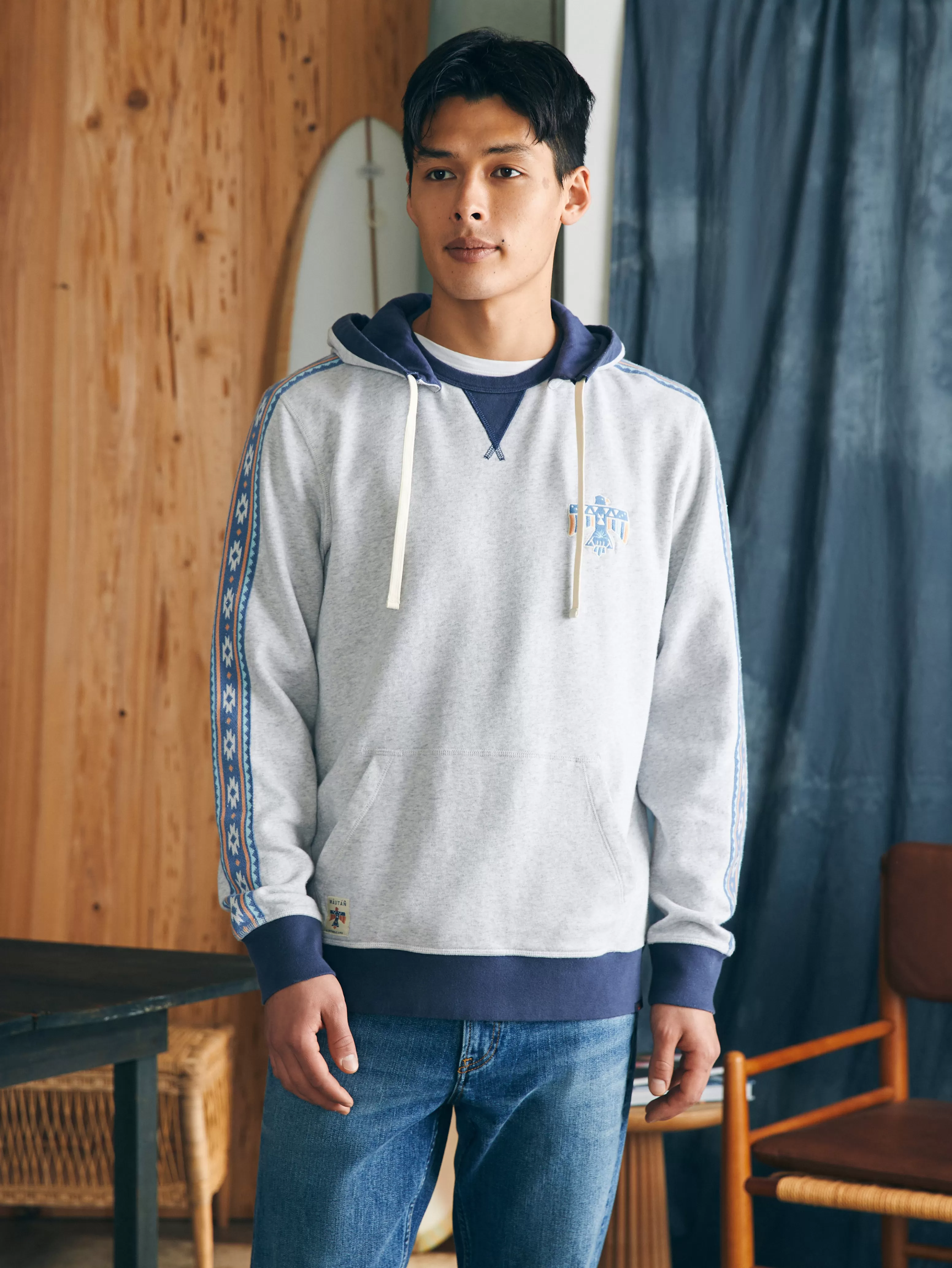 Steven Paul Judd Good Medicine Surf Hoodie - | Faherty Brand Online