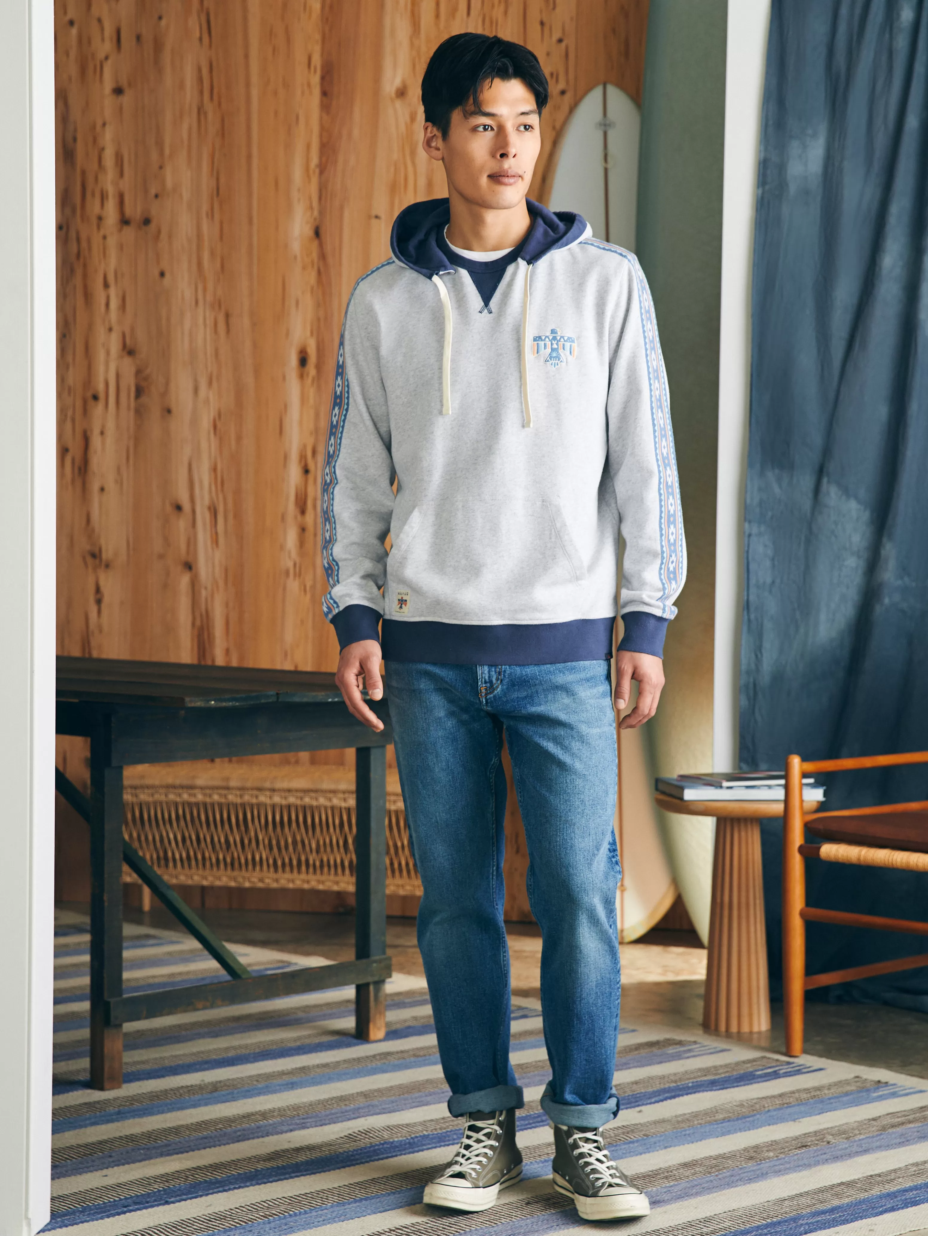 Steven Paul Judd Good Medicine Surf Hoodie - | Faherty Brand Online