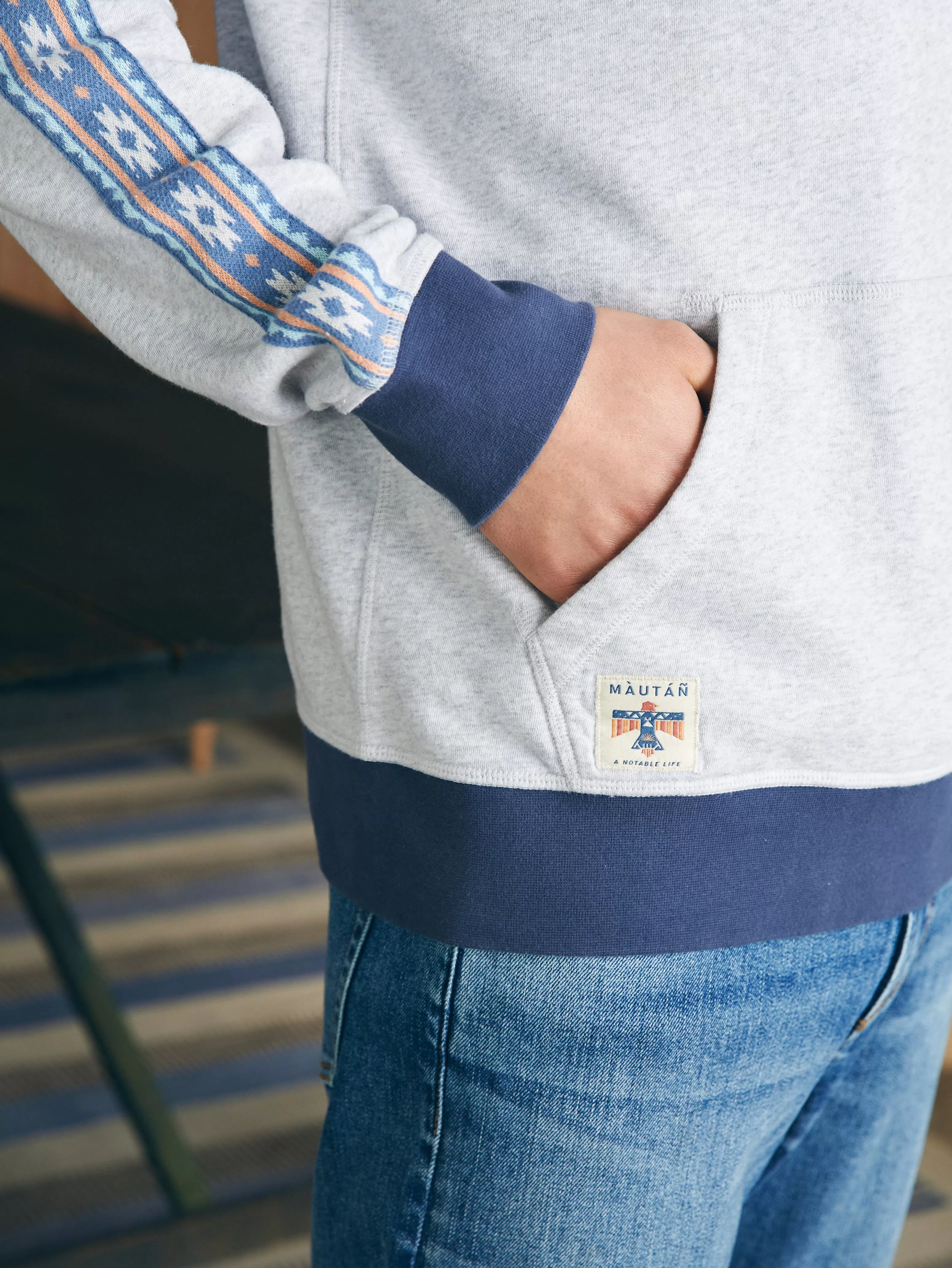 Steven Paul Judd Good Medicine Surf Hoodie - | Faherty Brand Online