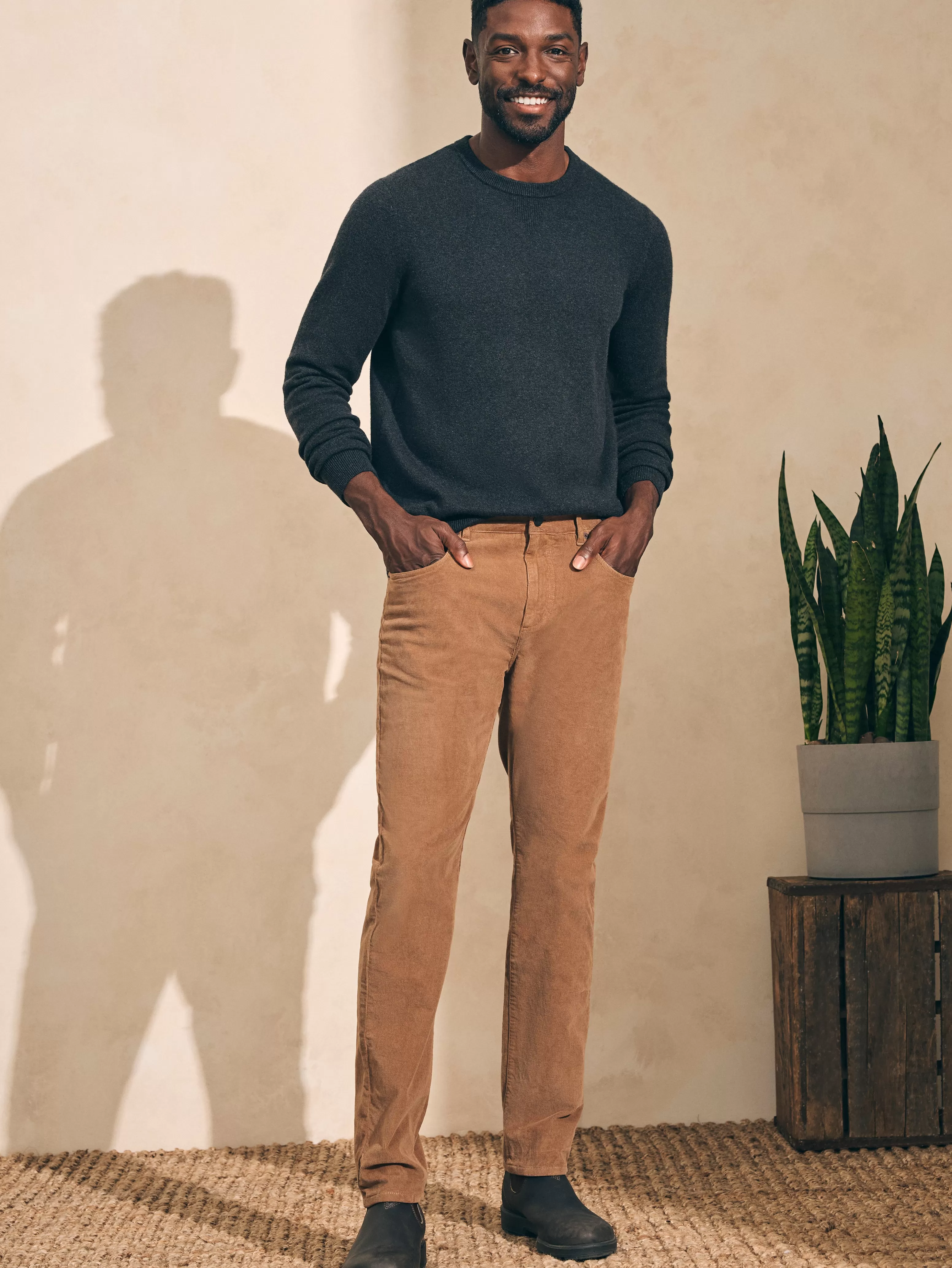 Stretch Corduroy 5-Pocket Pant (32" Inseam) - | Faherty Brand Shop