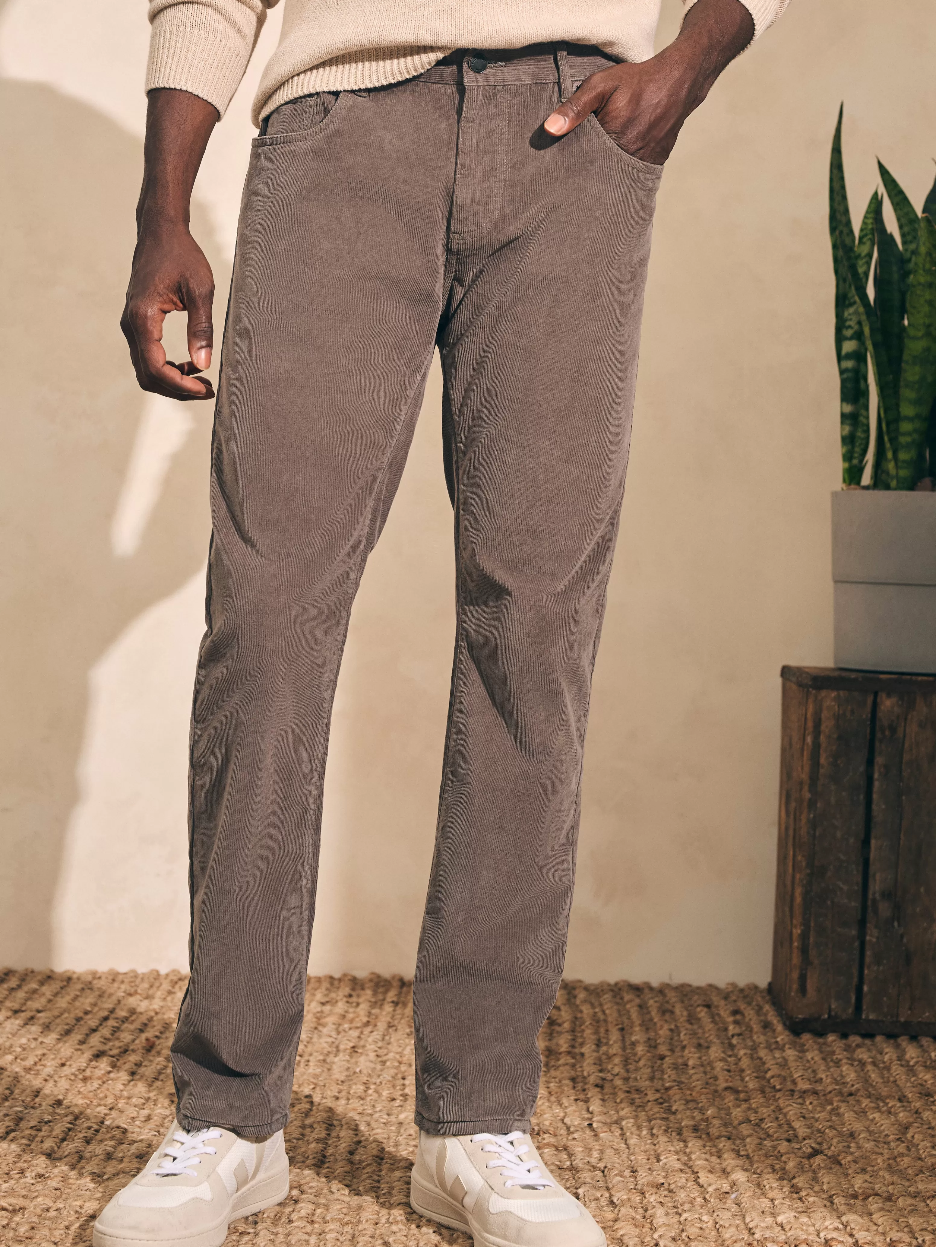 Stretch Corduroy 5-Pocket Pant (32" Inseam) - | Faherty Brand Online