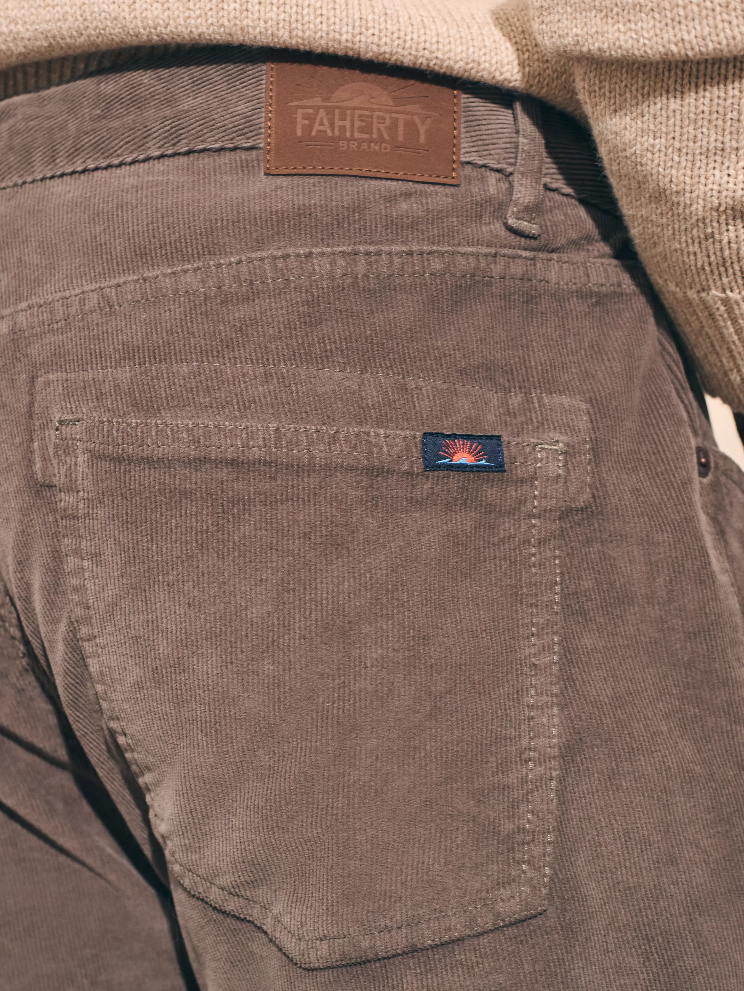 Stretch Corduroy 5-Pocket Pant (32" Inseam) - | Faherty Brand Online