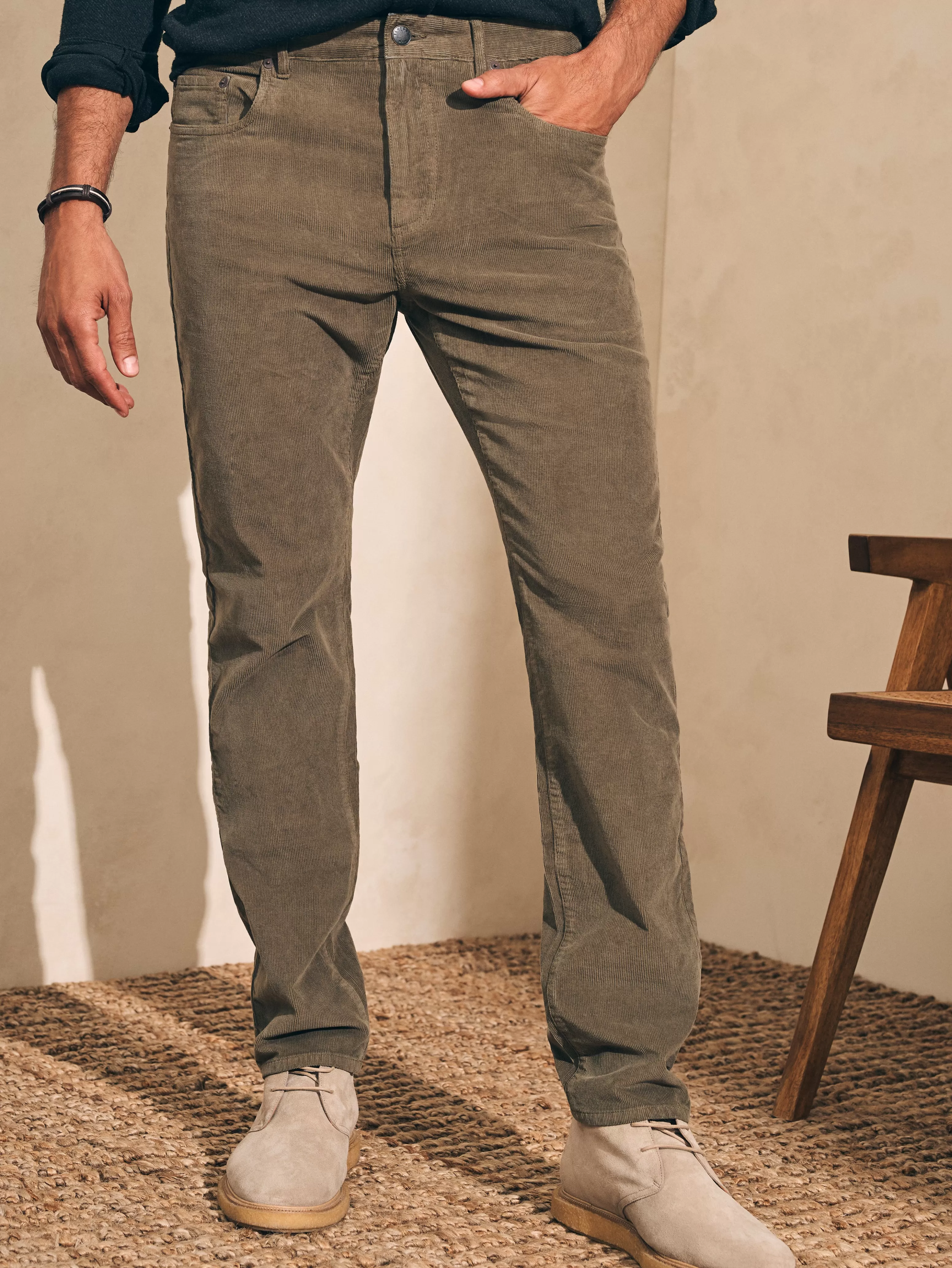 Stretch Corduroy 5-Pocket Pant (32" Inseam) - | Faherty Brand Cheap
