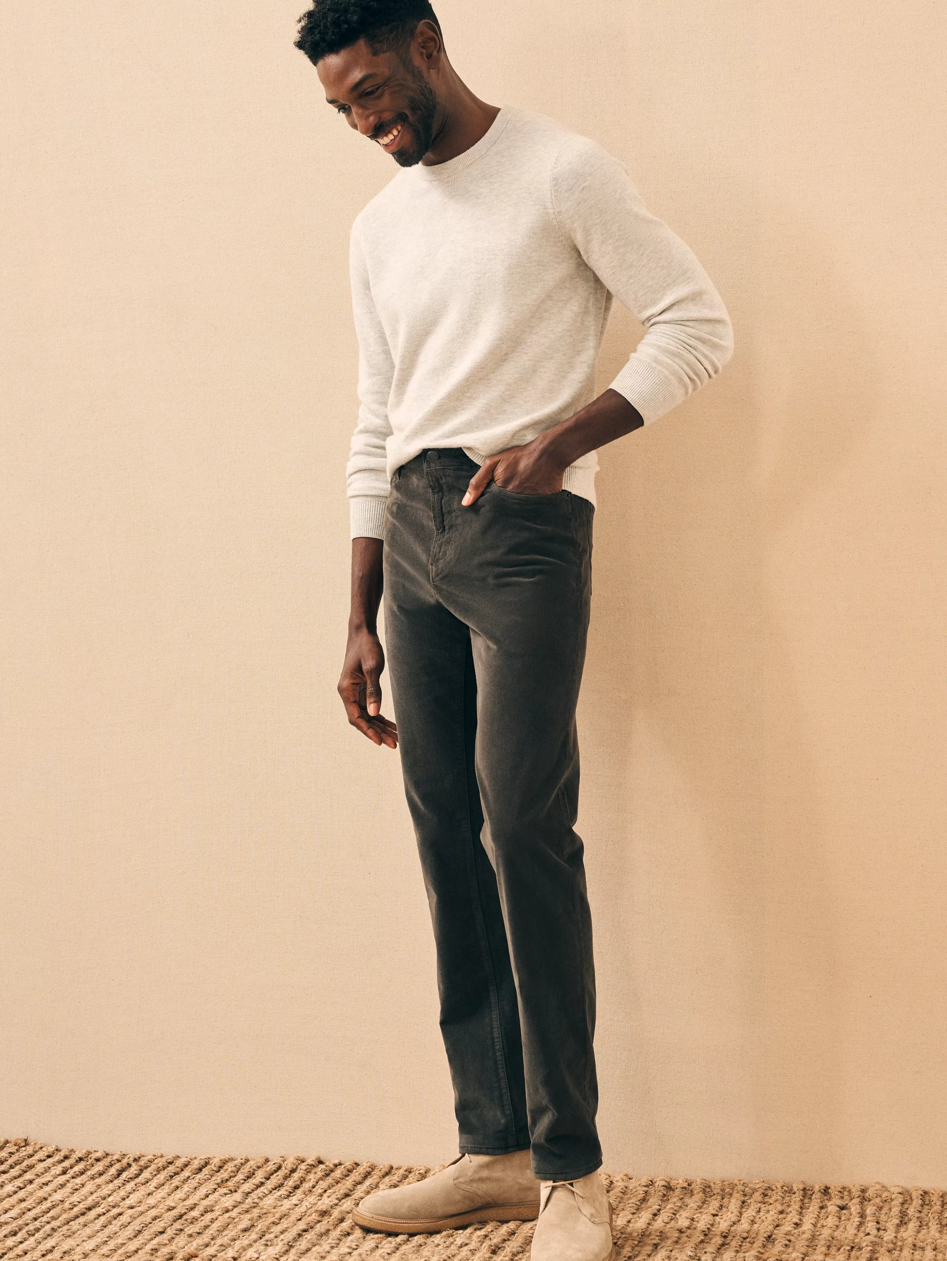 Stretch Corduroy 5-Pocket Pant (32" Inseam) - | Faherty Brand Hot