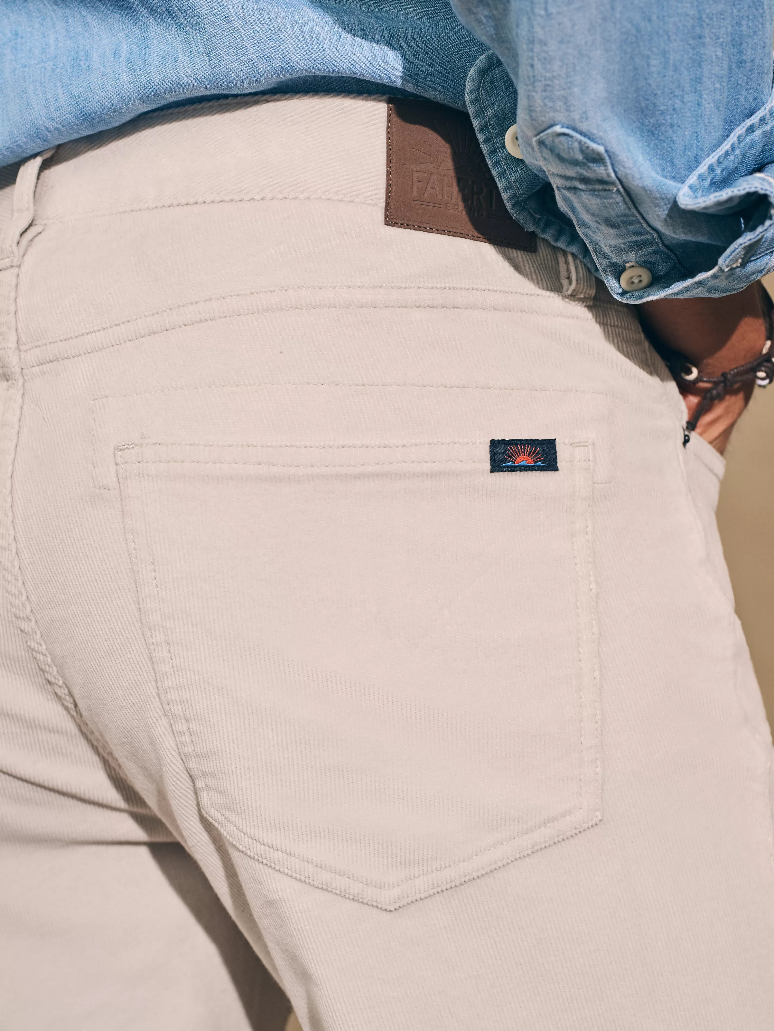 Stretch Corduroy 5-Pocket Pant (32" Inseam) - | Faherty Brand Clearance