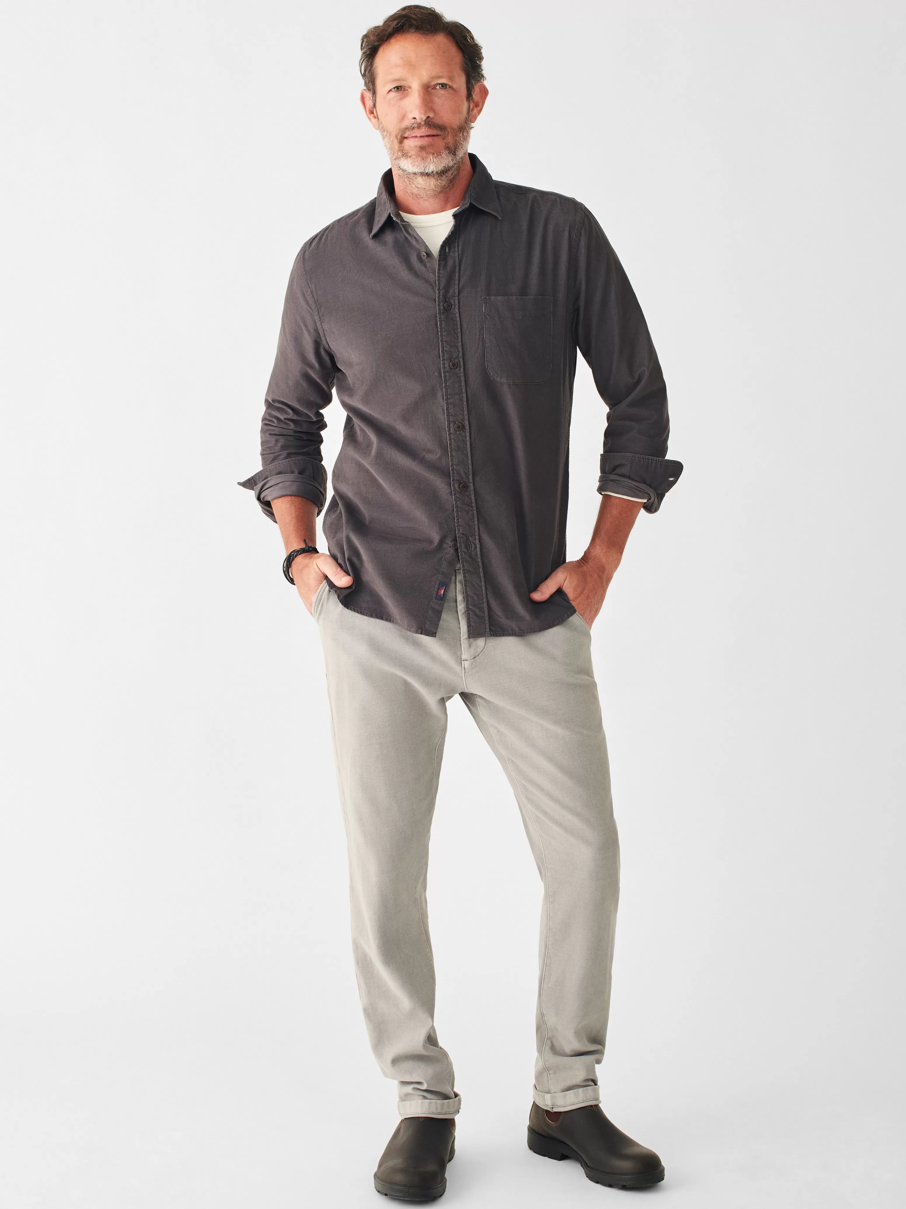 Stretch Corduroy Shirt - | Faherty Brand Clearance