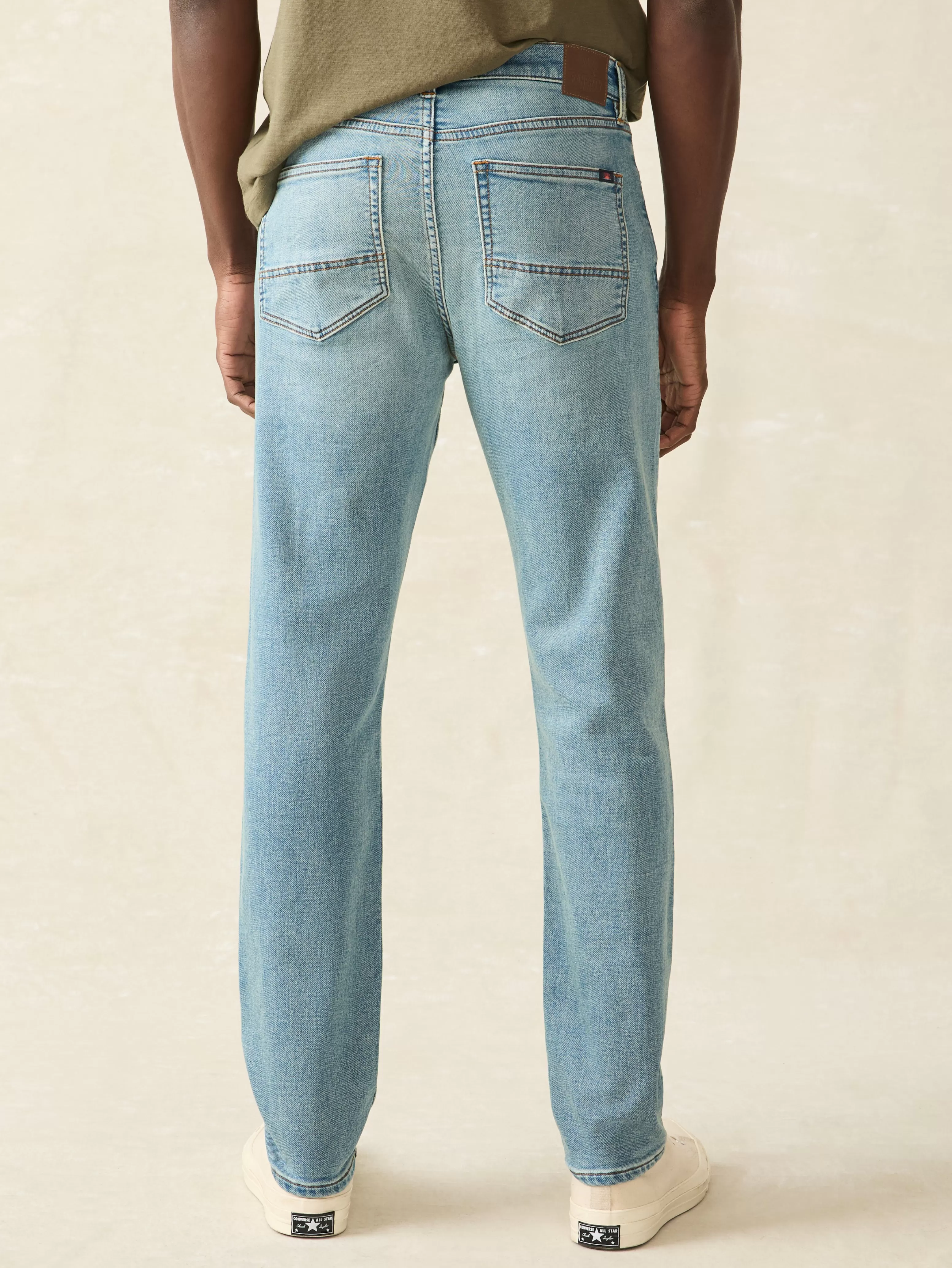 Stretch Terry 5-Pocket Athletic Fit Pant - | Faherty Brand Discount