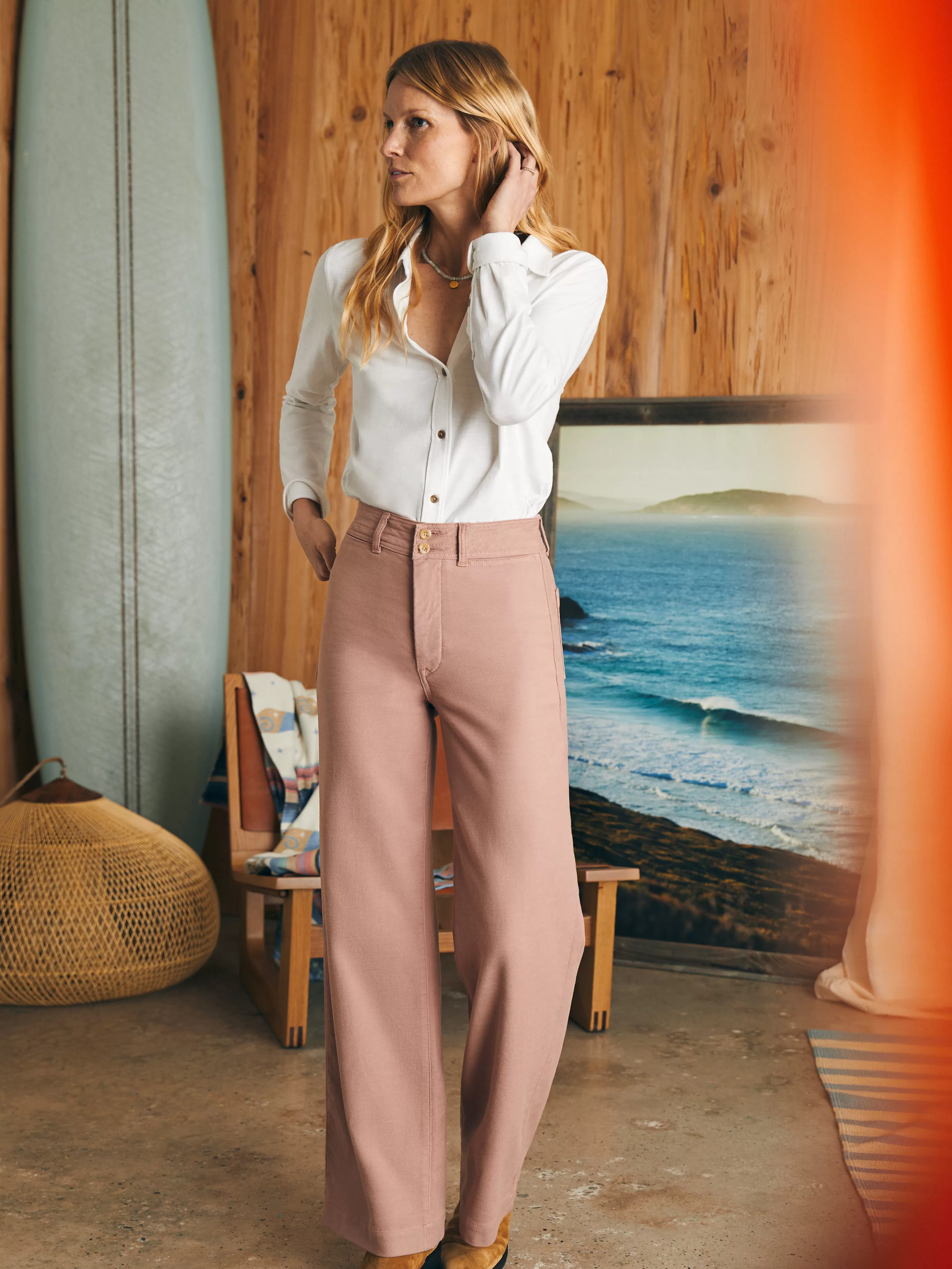 Stretch Terry Harbor Pant - | Faherty Brand Flash Sale