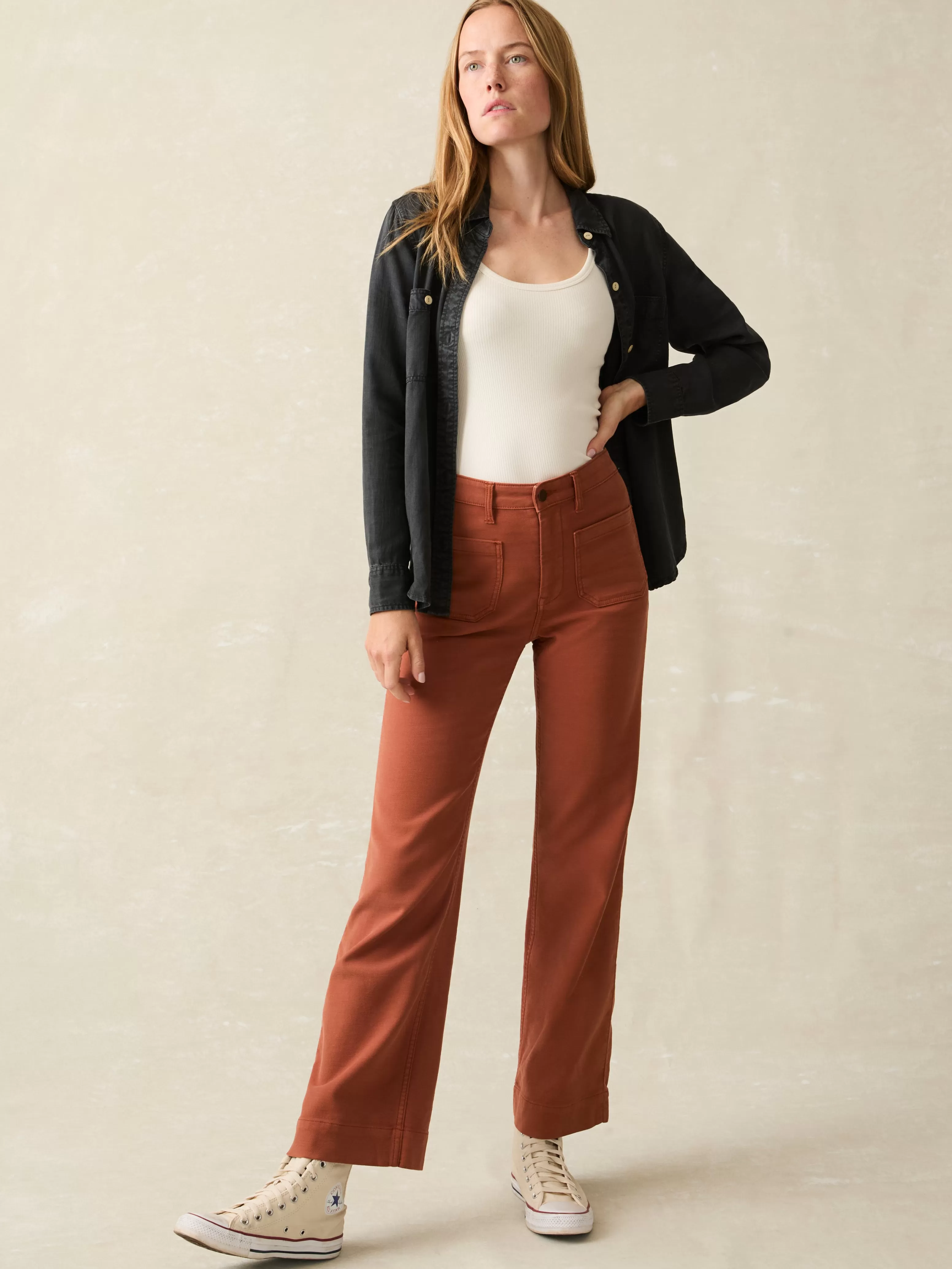 Stretch Terry Patch Pocket Pant - | Faherty Brand Shop