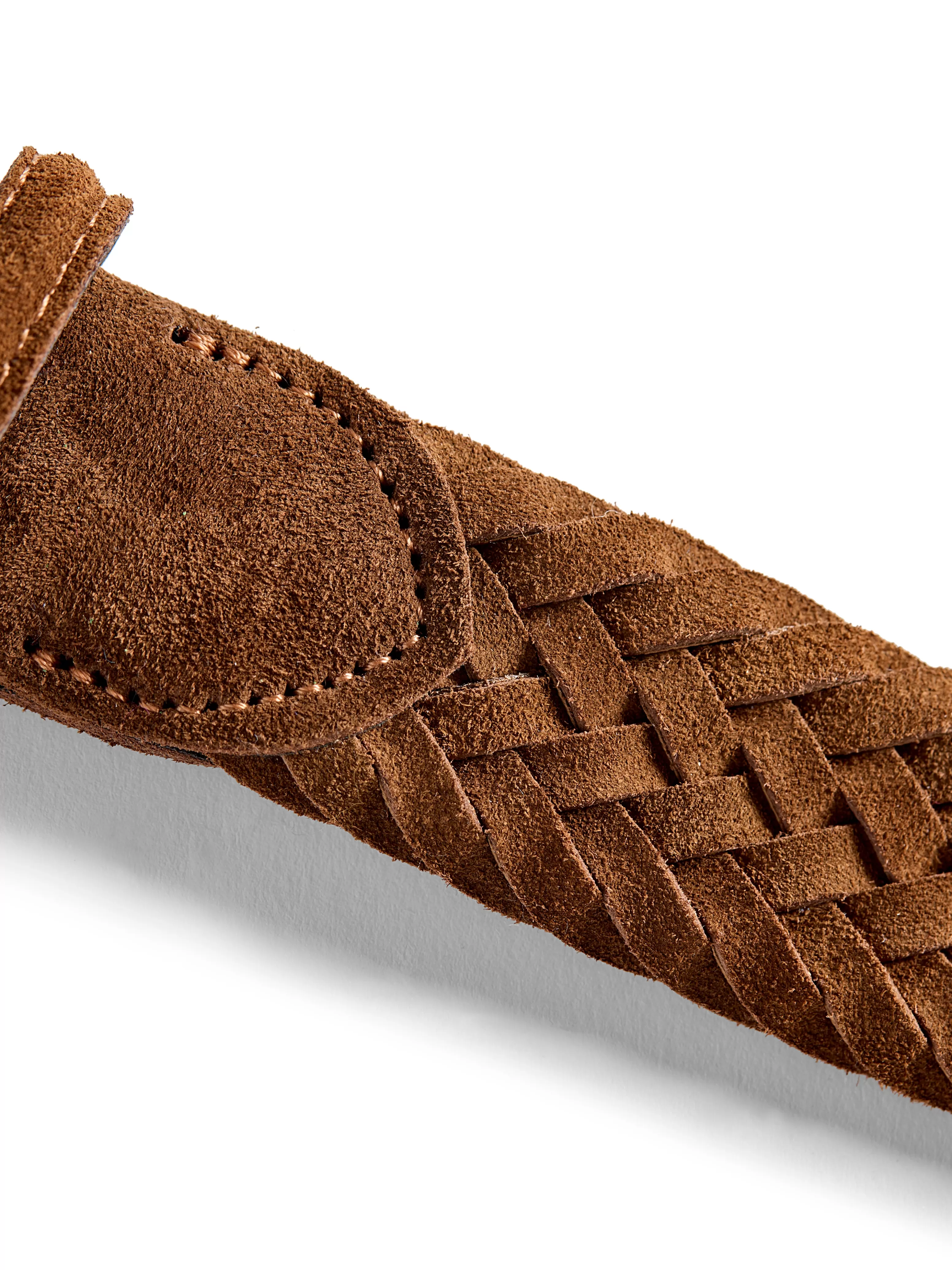 Suede Woven Belt - | Faherty Brand Outlet