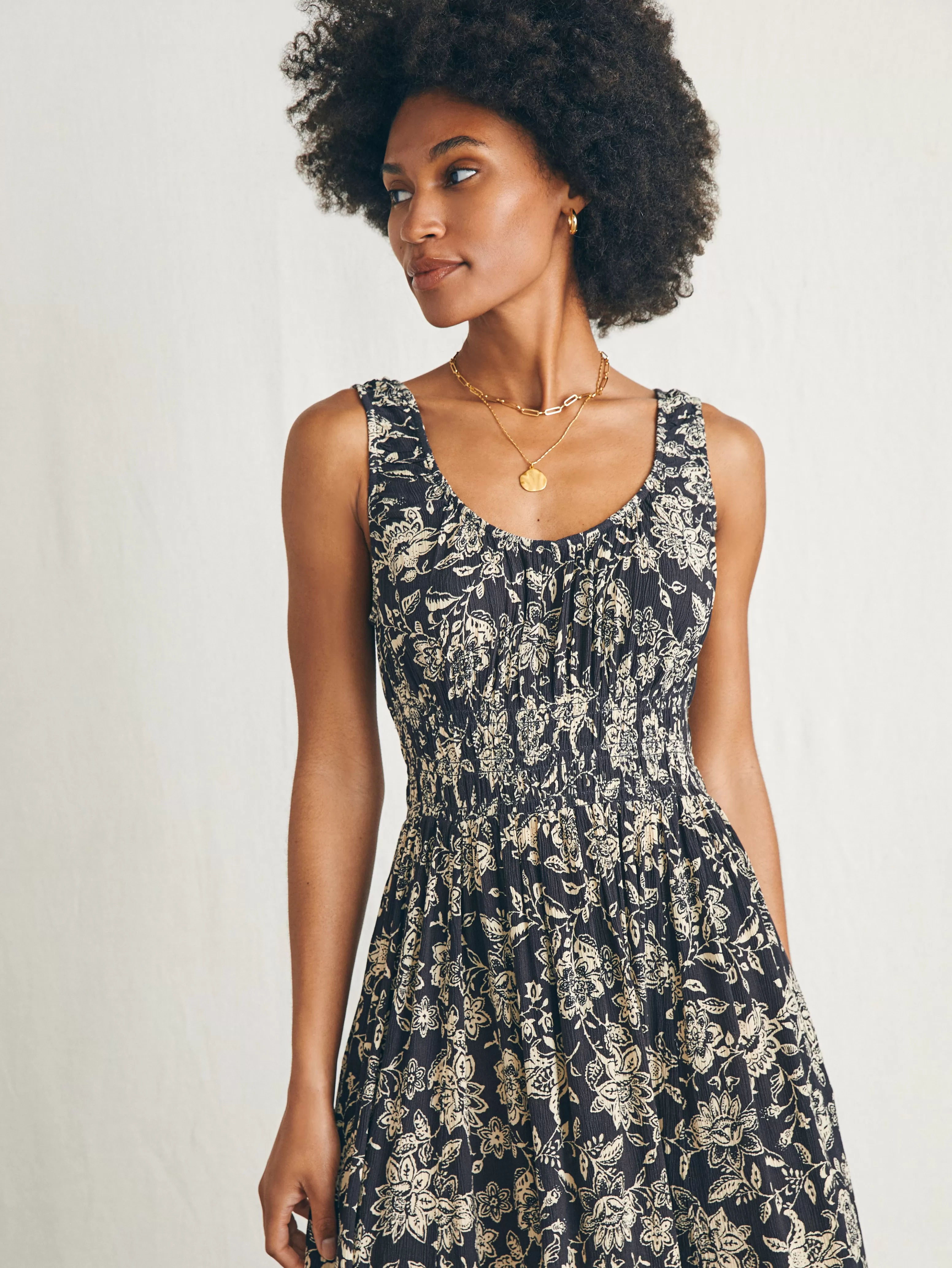 Sunseeker Midi Dress - | Faherty Brand Fashion