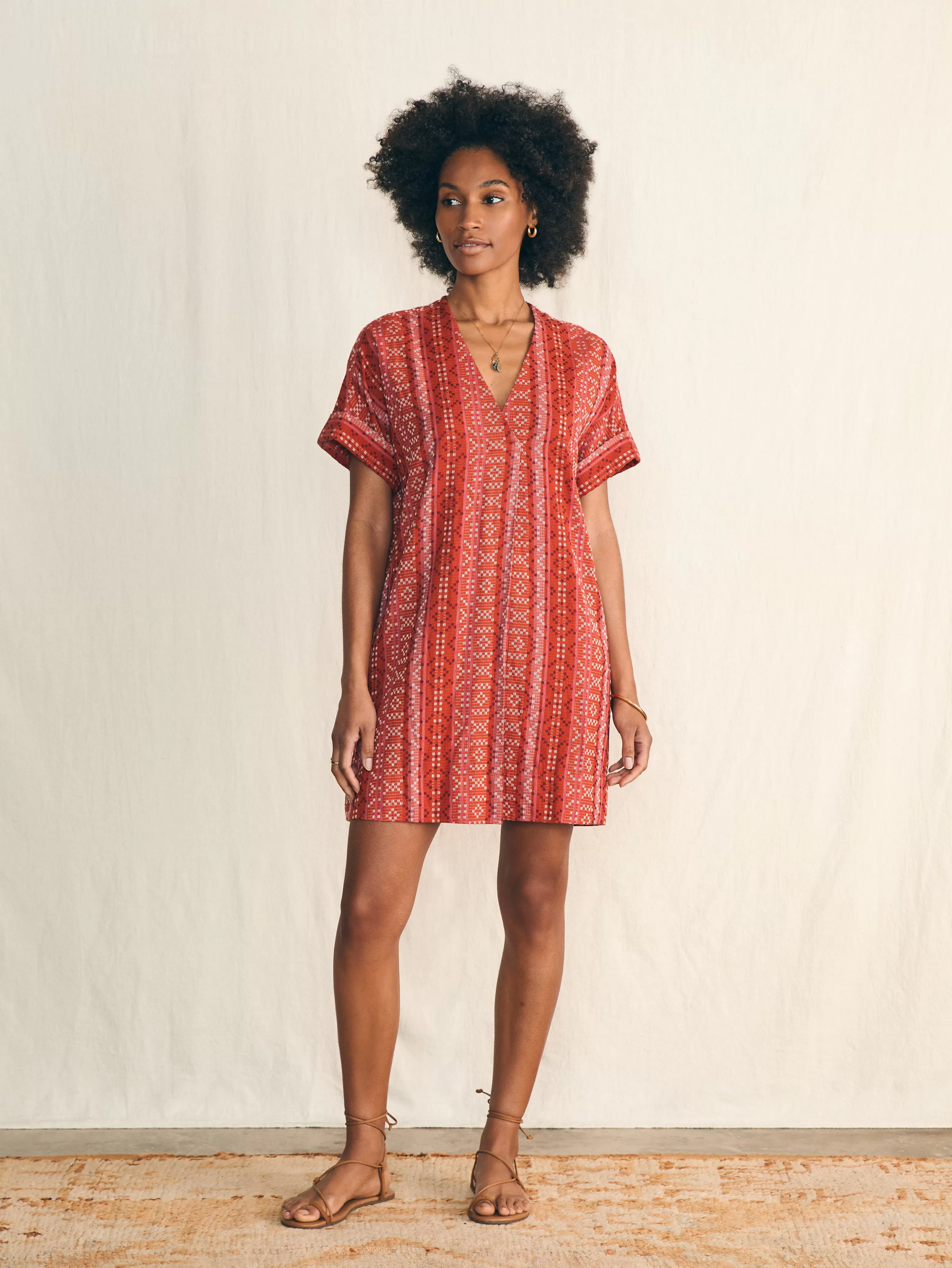 Sunset Land Sanibel Dress - | Faherty Brand Outlet