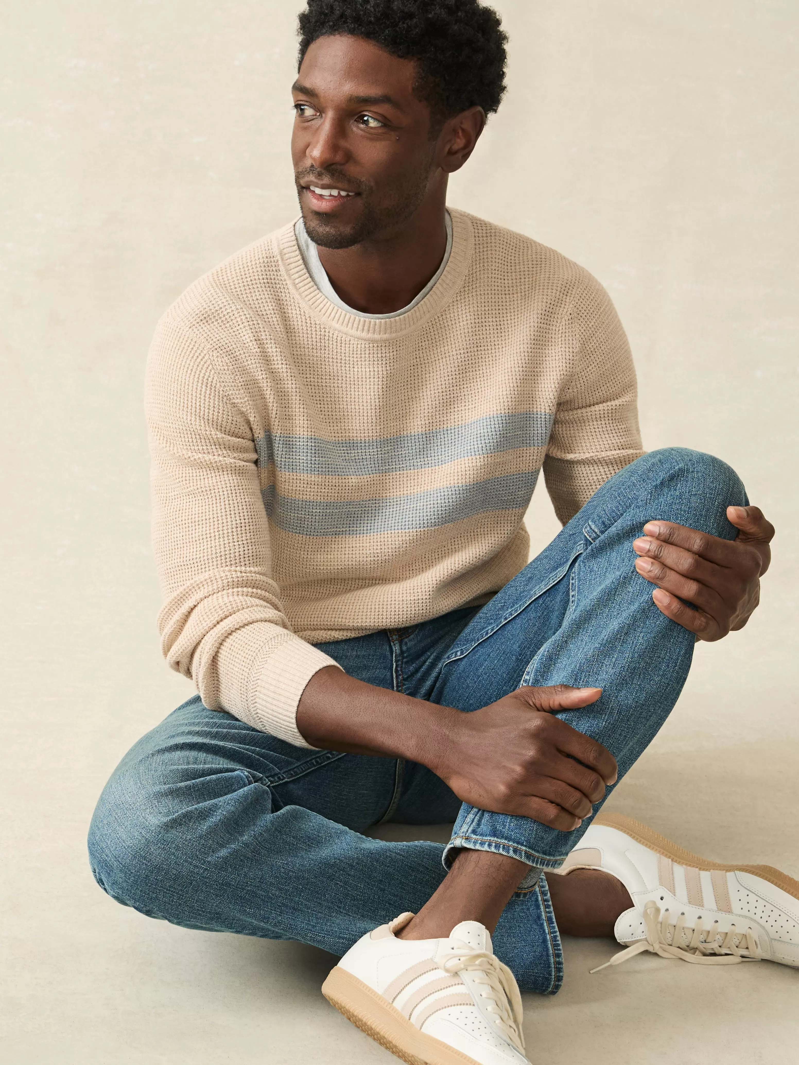 Sunwashed Crewneck Sweater - | Faherty Brand Shop