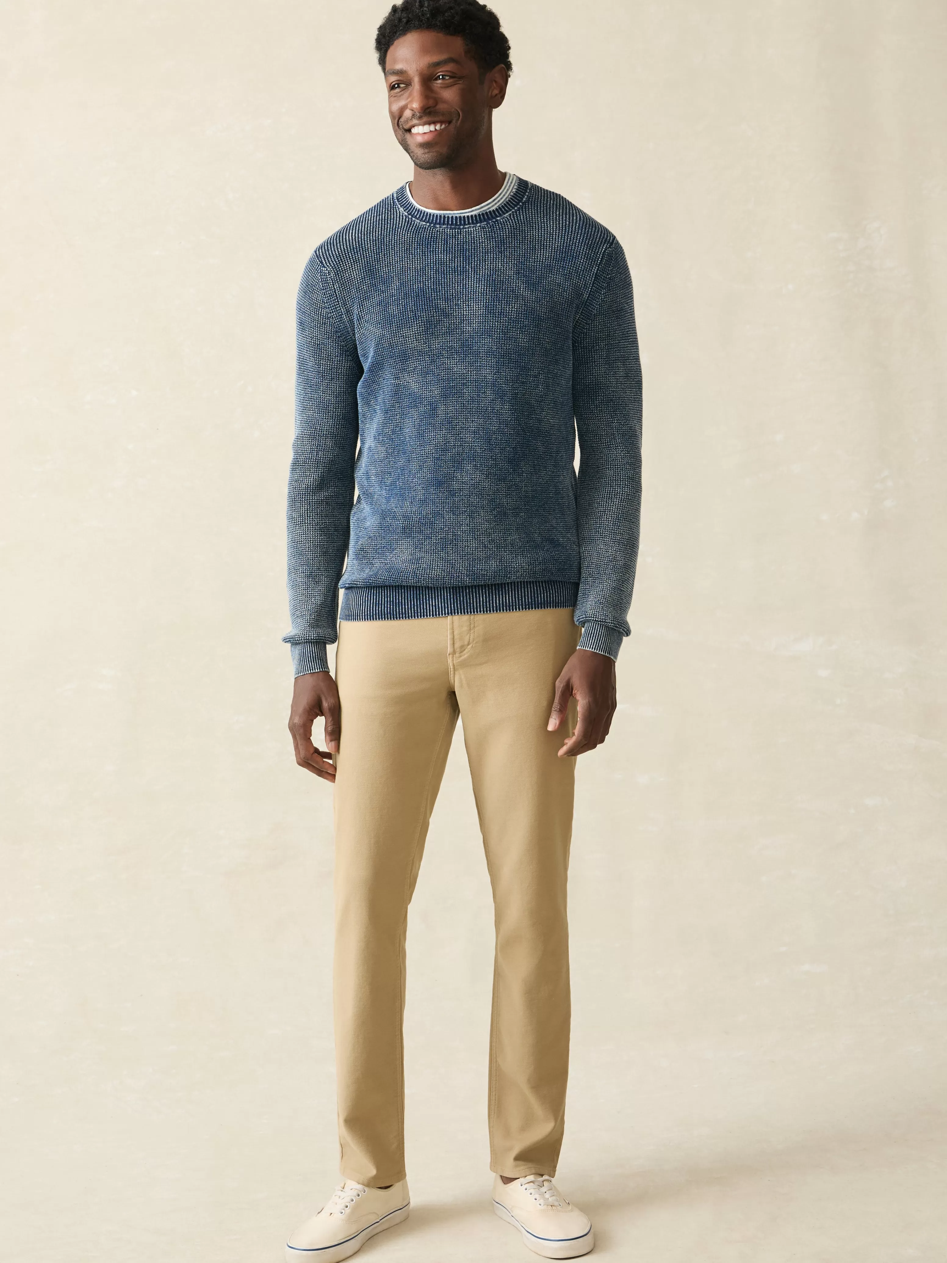 Sunwashed Crewneck Sweater - | Faherty Brand Shop