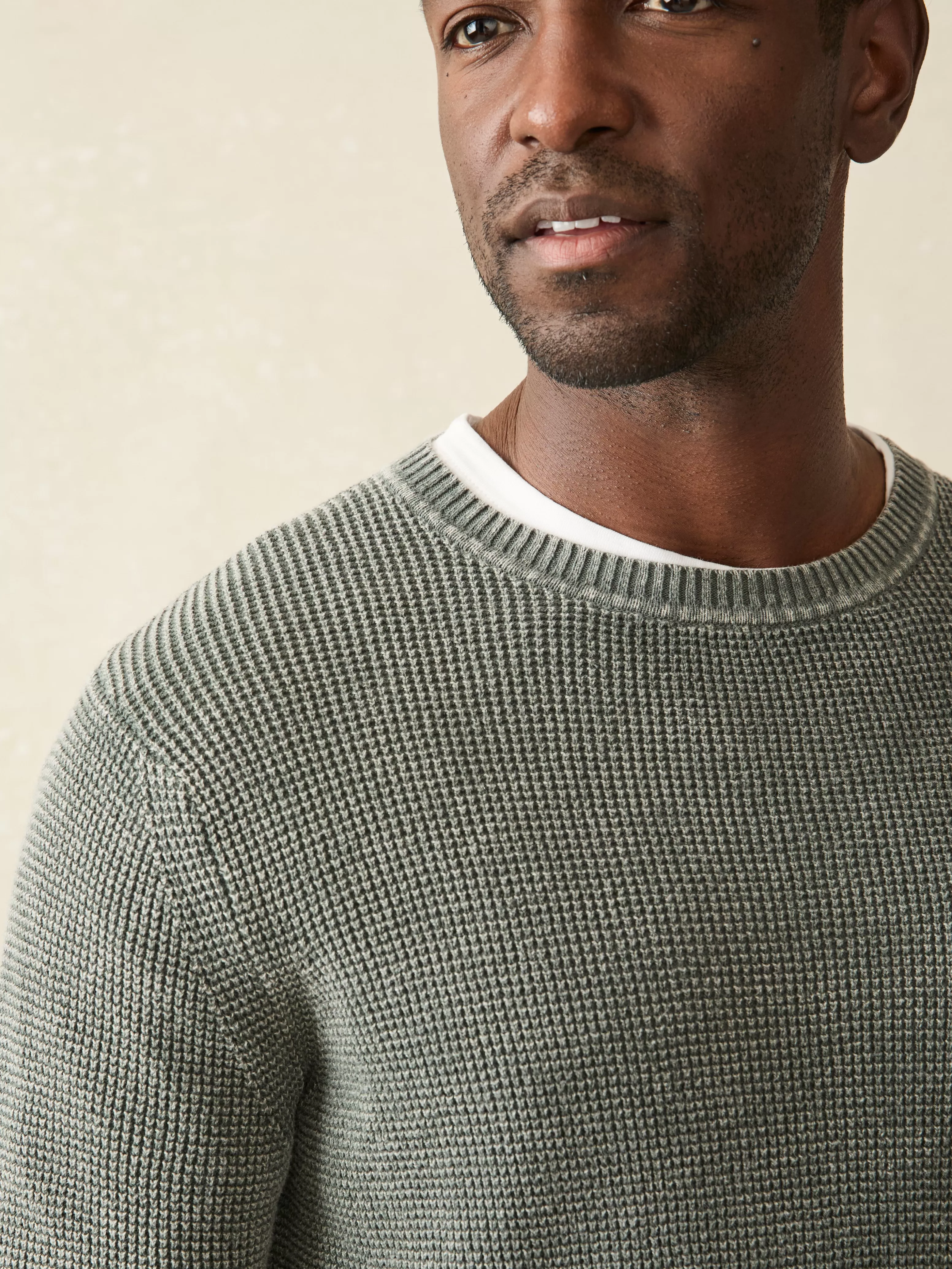 Sunwashed Crewneck Sweater - | Faherty Brand New