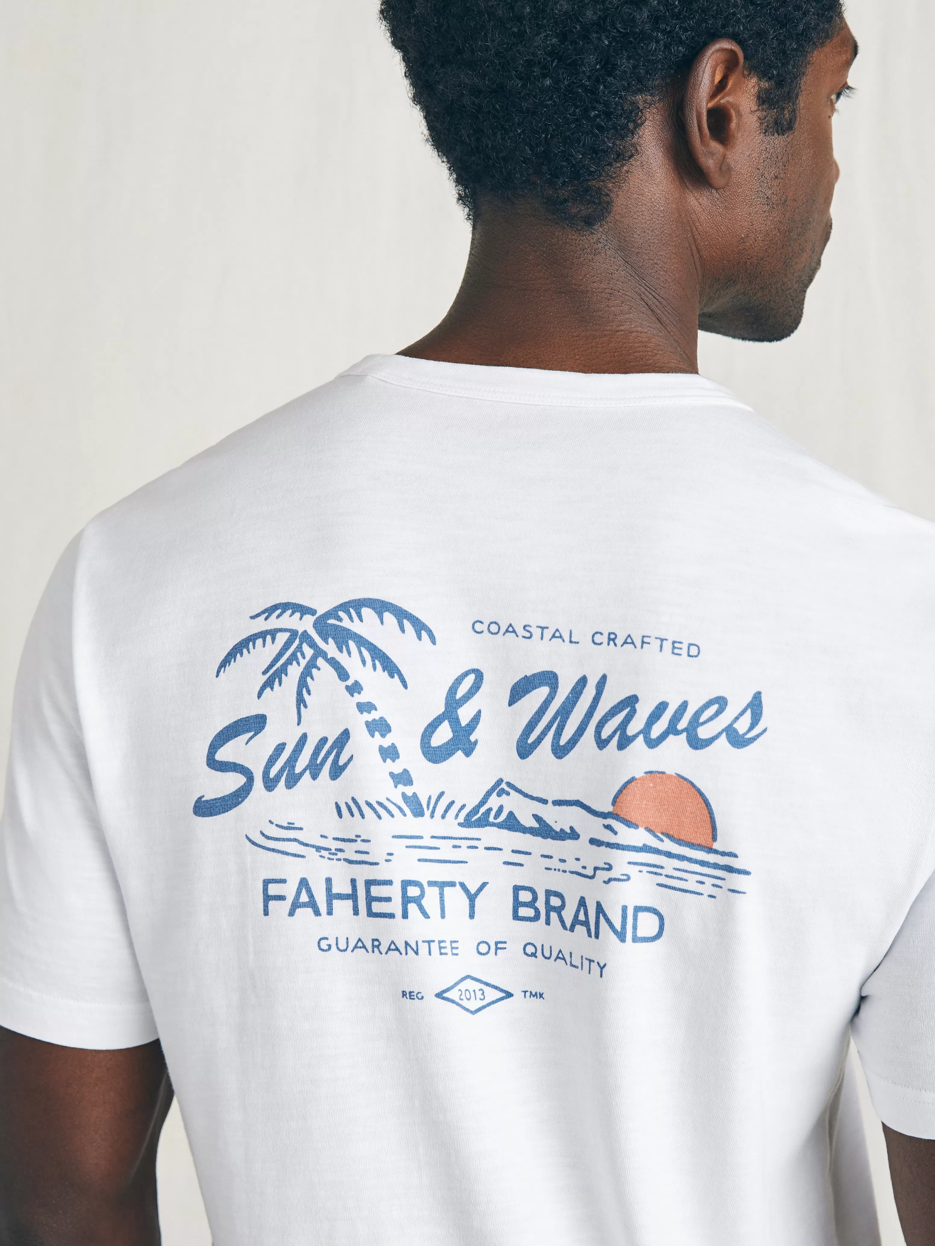 Sunwashed Graphic Tee - | Faherty Brand Best