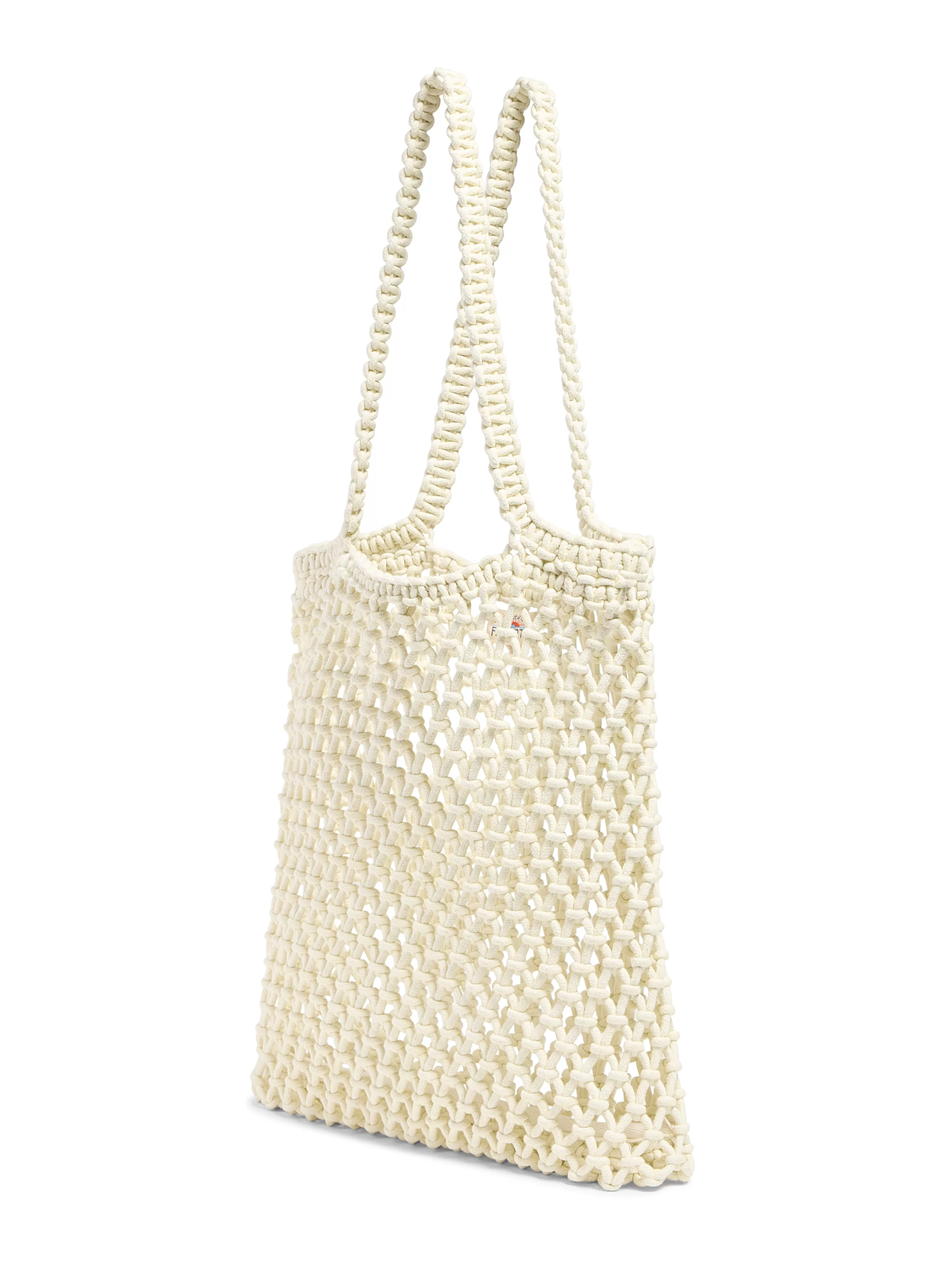 Sunwashed Macrame Tote - | Faherty Brand Clearance