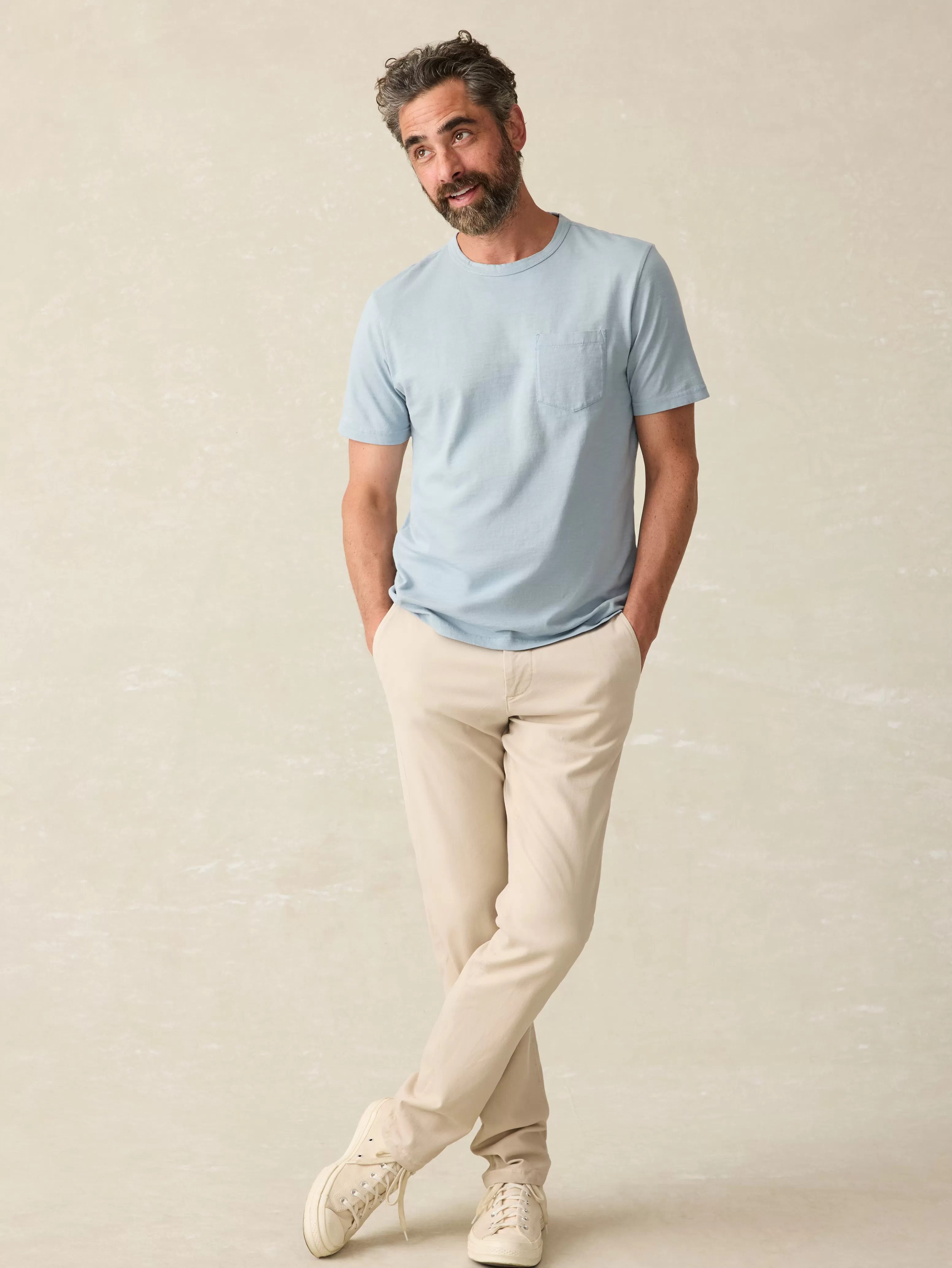 Sunwashed Pocket Tee - | Faherty Brand Outlet