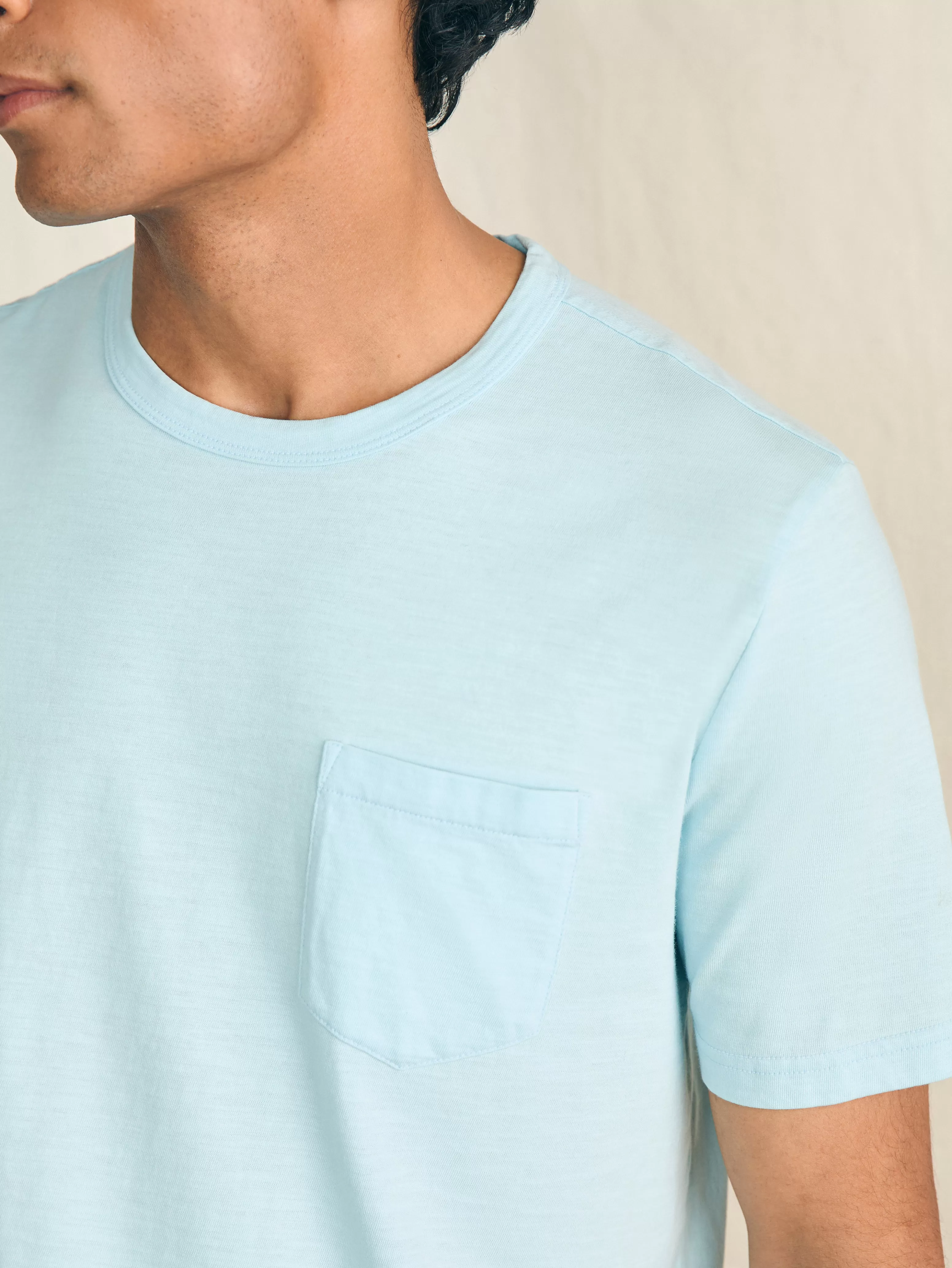 Sunwashed Pocket Tee - | Faherty Brand Discount