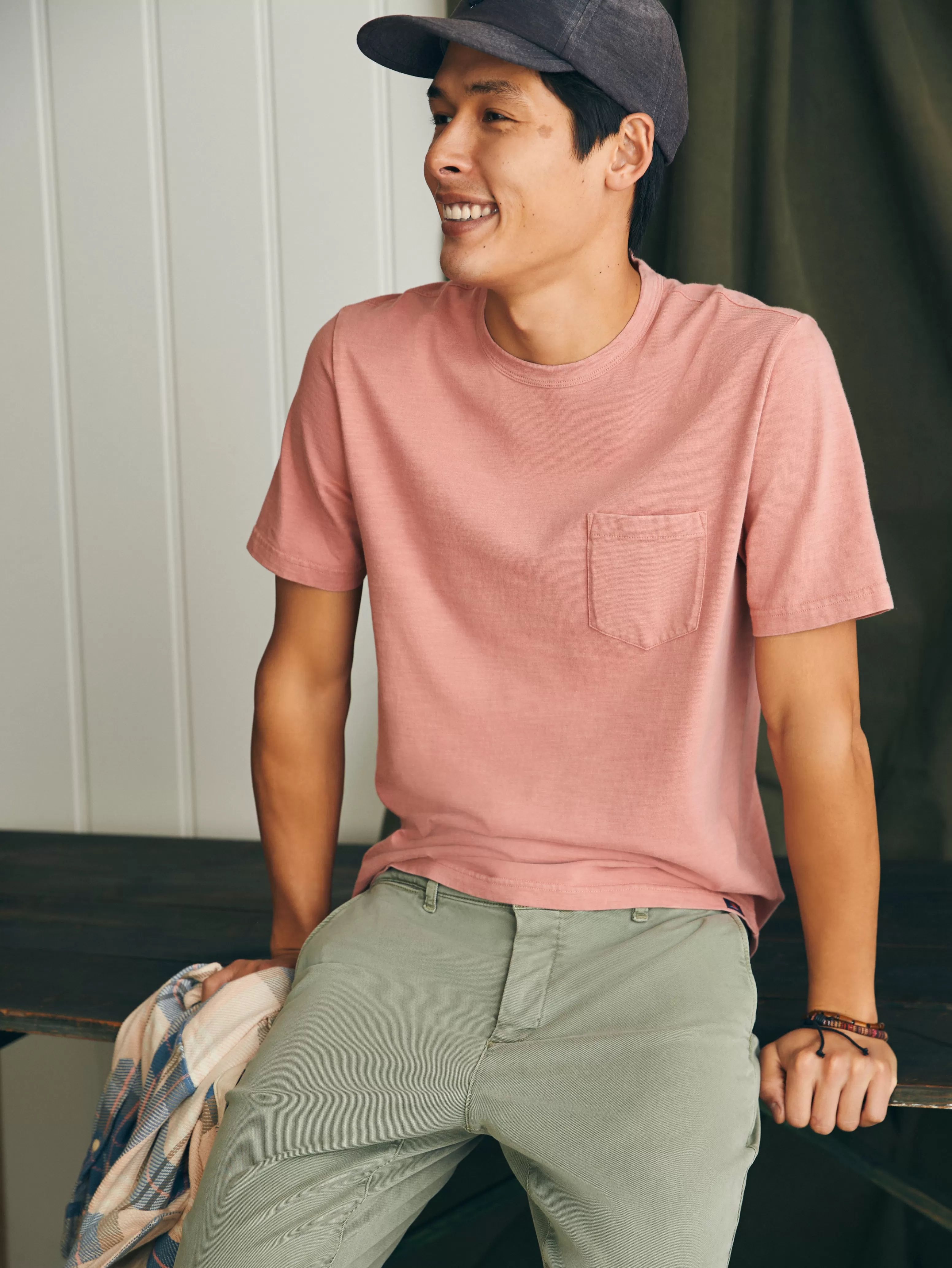 Sunwashed Pocket Tee - | Faherty Brand Best Sale