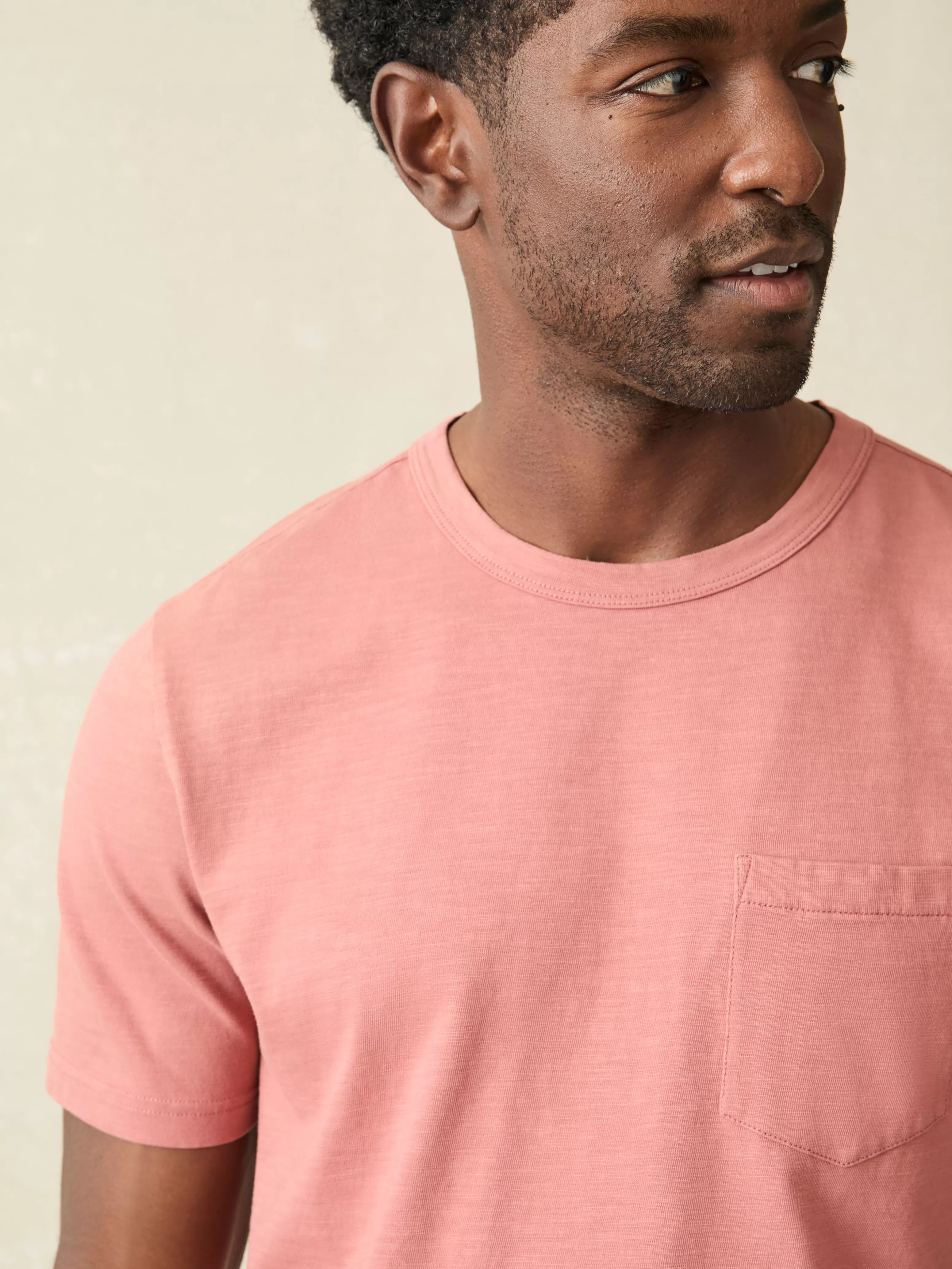 Sunwashed Pocket Tee - | Faherty Brand Cheap