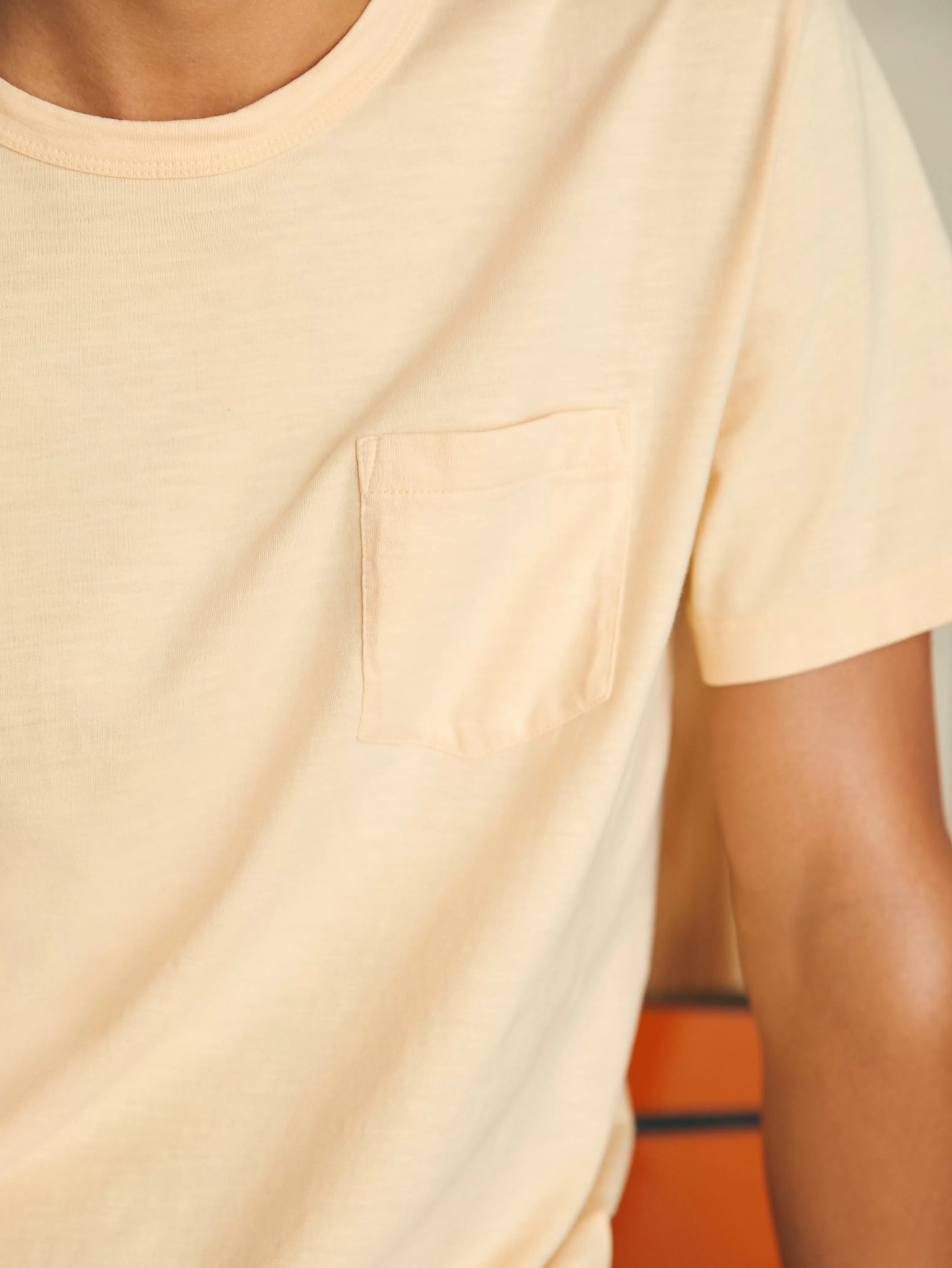 Sunwashed Pocket Tee - | Faherty Brand Fashion