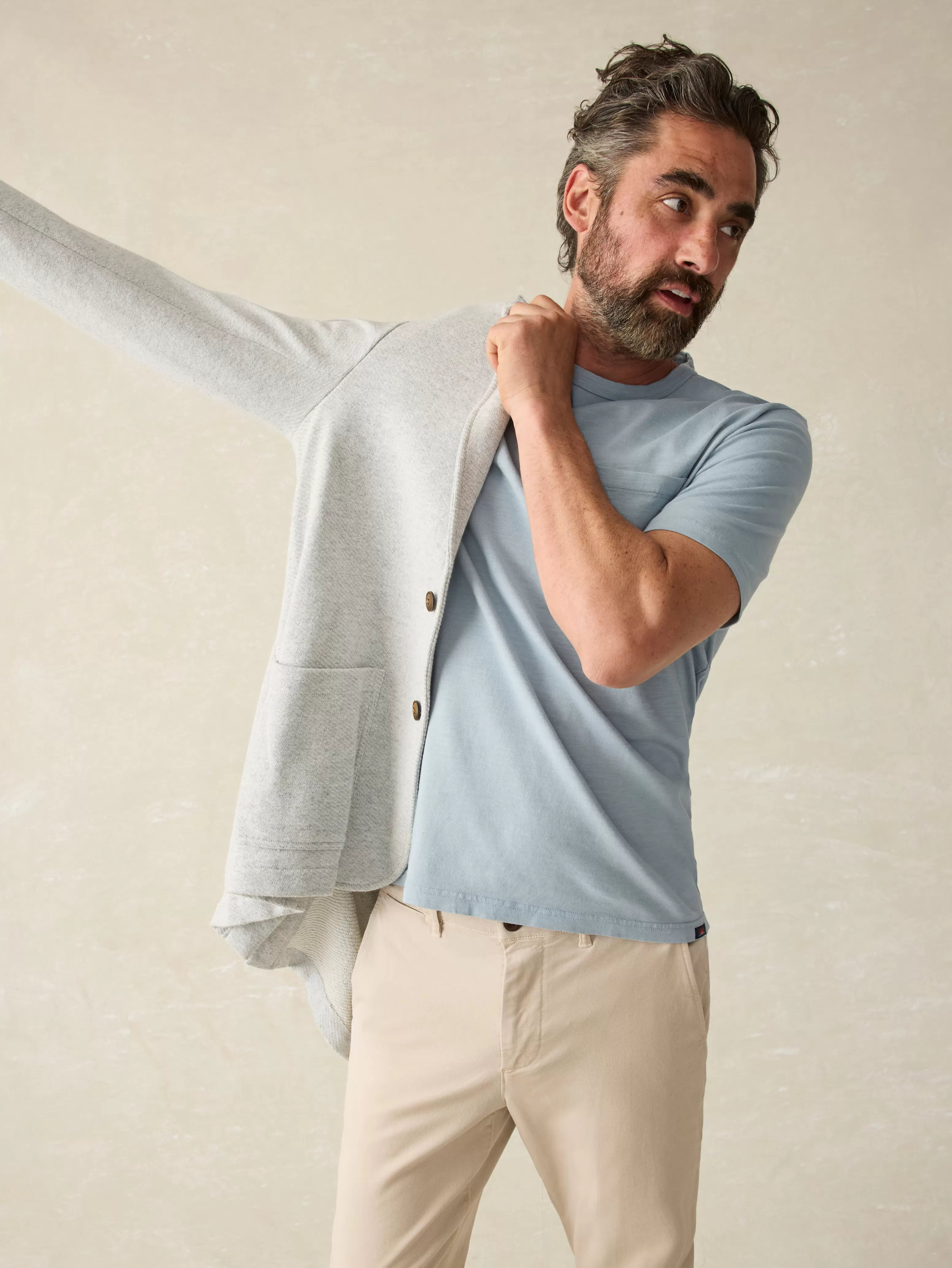 Sunwashed Pocket Tee (Tall) - | Faherty Brand Sale