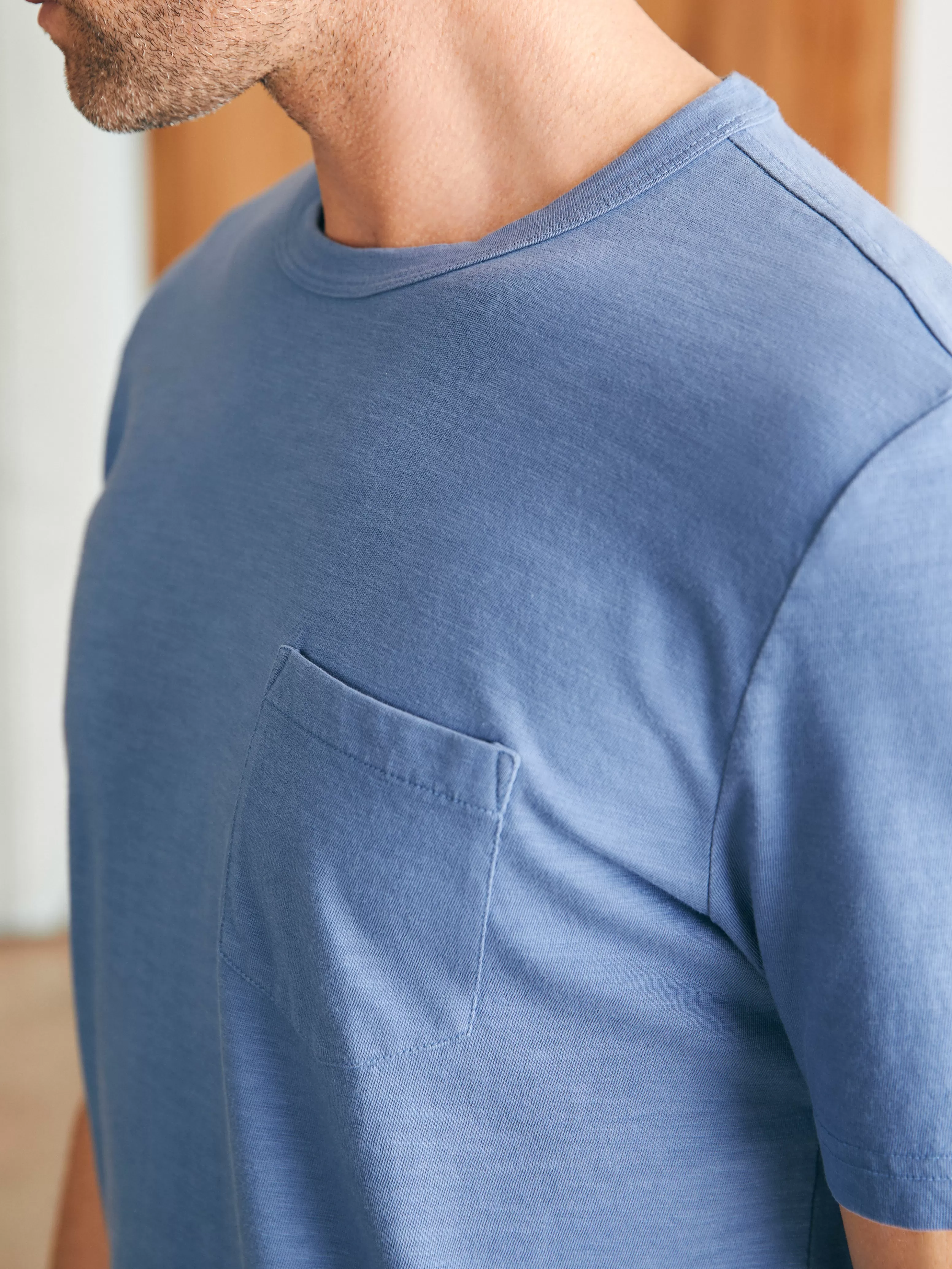 Sunwashed Pocket Tee (Tall) - | Faherty Brand Sale