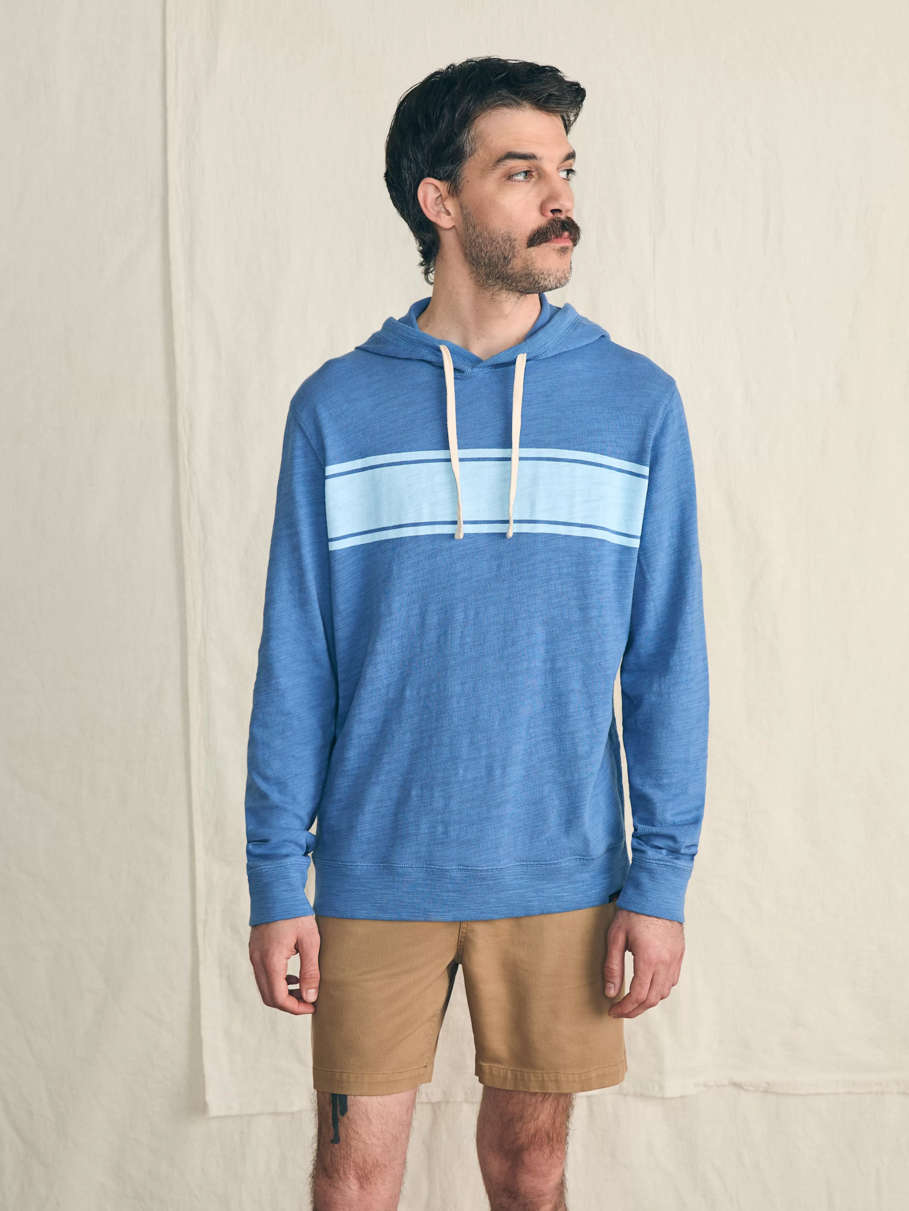 Sunwashed Slub Hoodie - | Faherty Brand Clearance